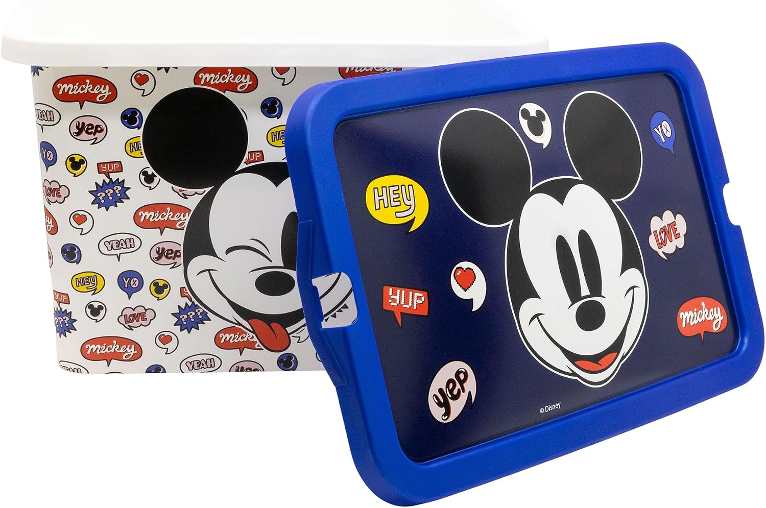 Thumbnail 6 de Stor 03344 Mickey Mouse opbergdoos, 7 liter, clicksluiting, rood
