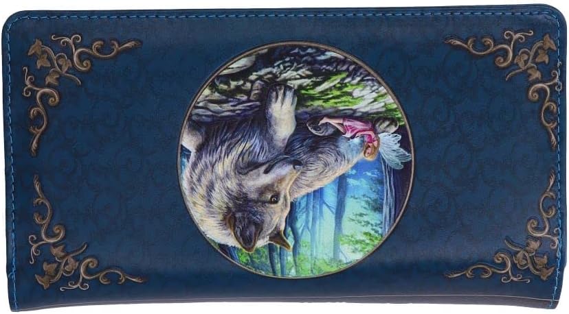 Detalle 2 de Nemesis Now Lisa Parker Fairy Stories embossed purse (18.5cm) – multi-coloured PU cash & cards wallet