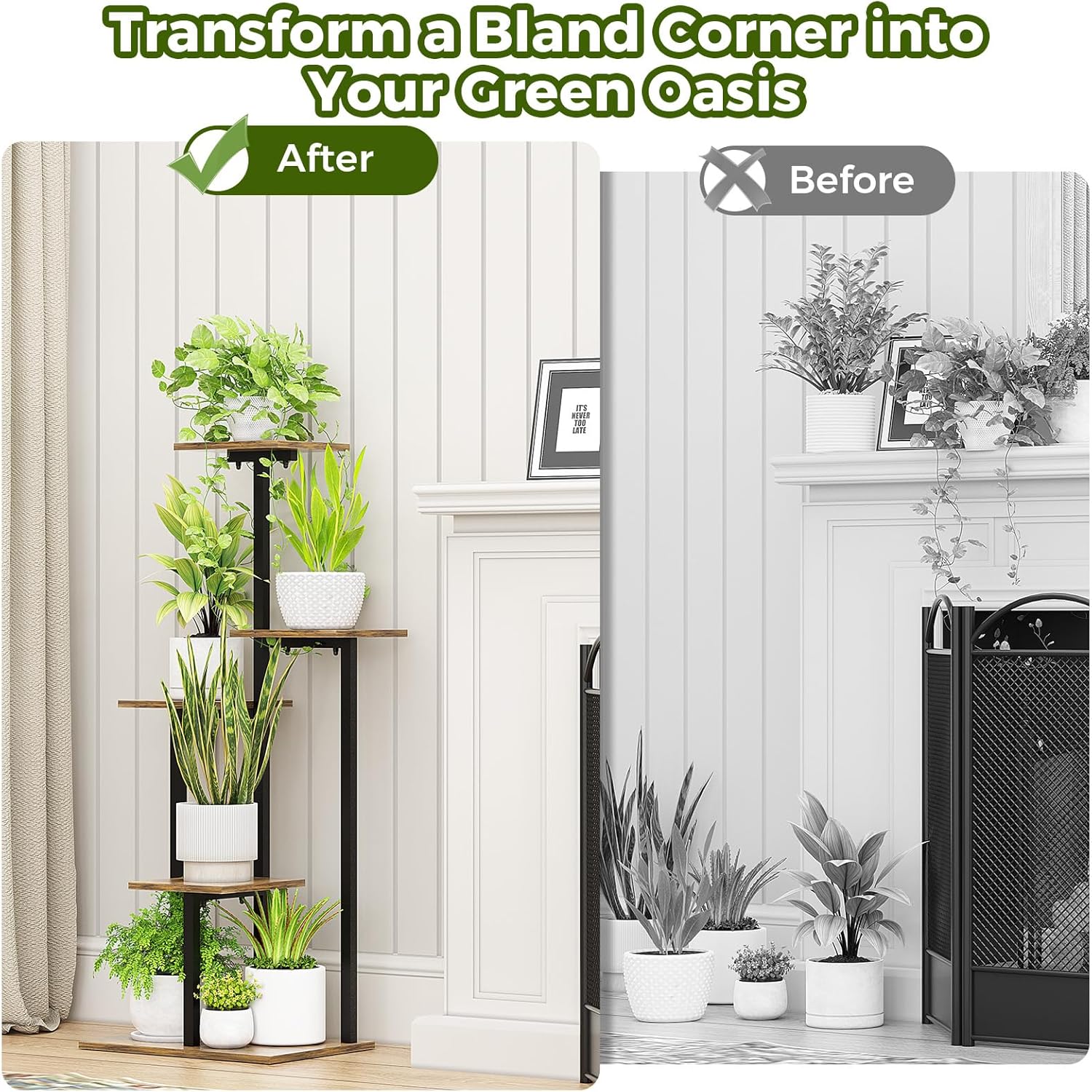 Thumbnail 5 de LOOBOV Support de Fleurs 5 étages