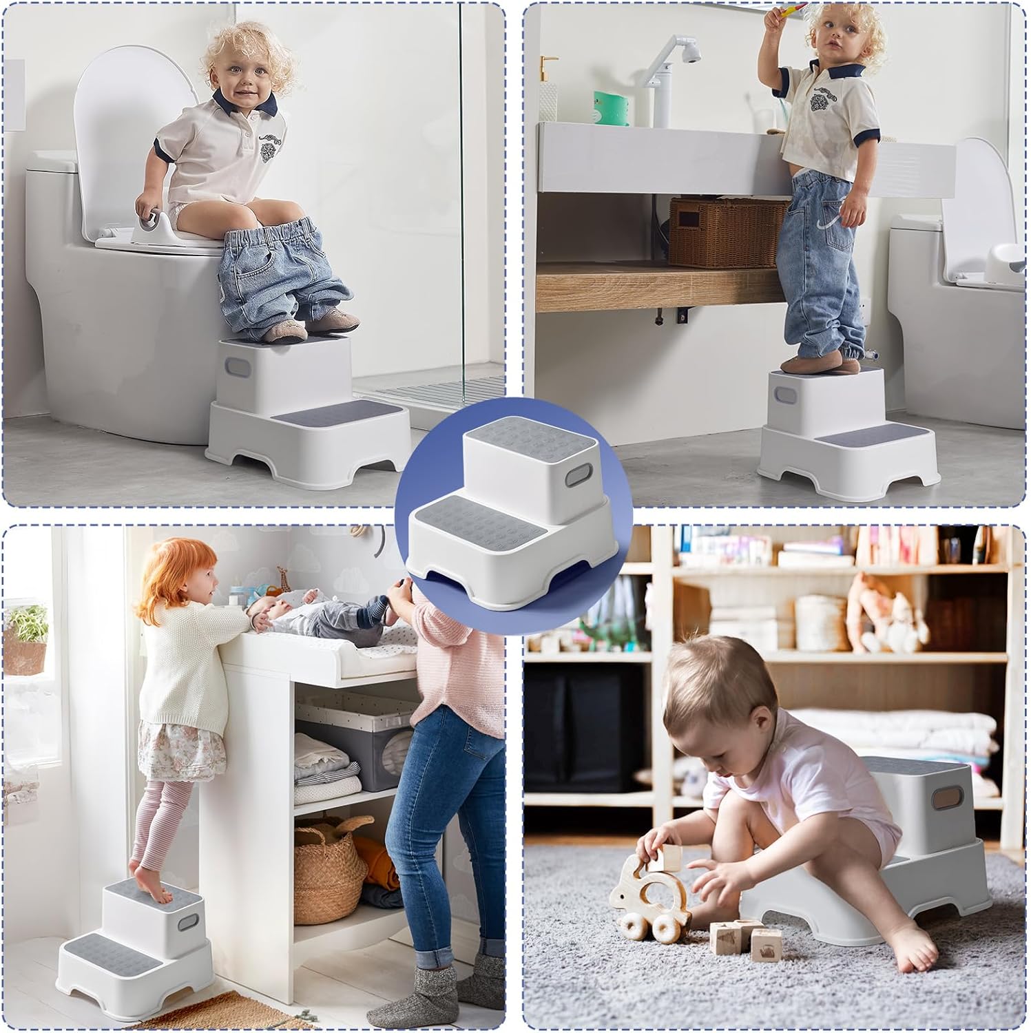 Thumbnail 4 de DEANIC Toilettensitz für Kinder mit 2‑Stufen Hocker 🚽