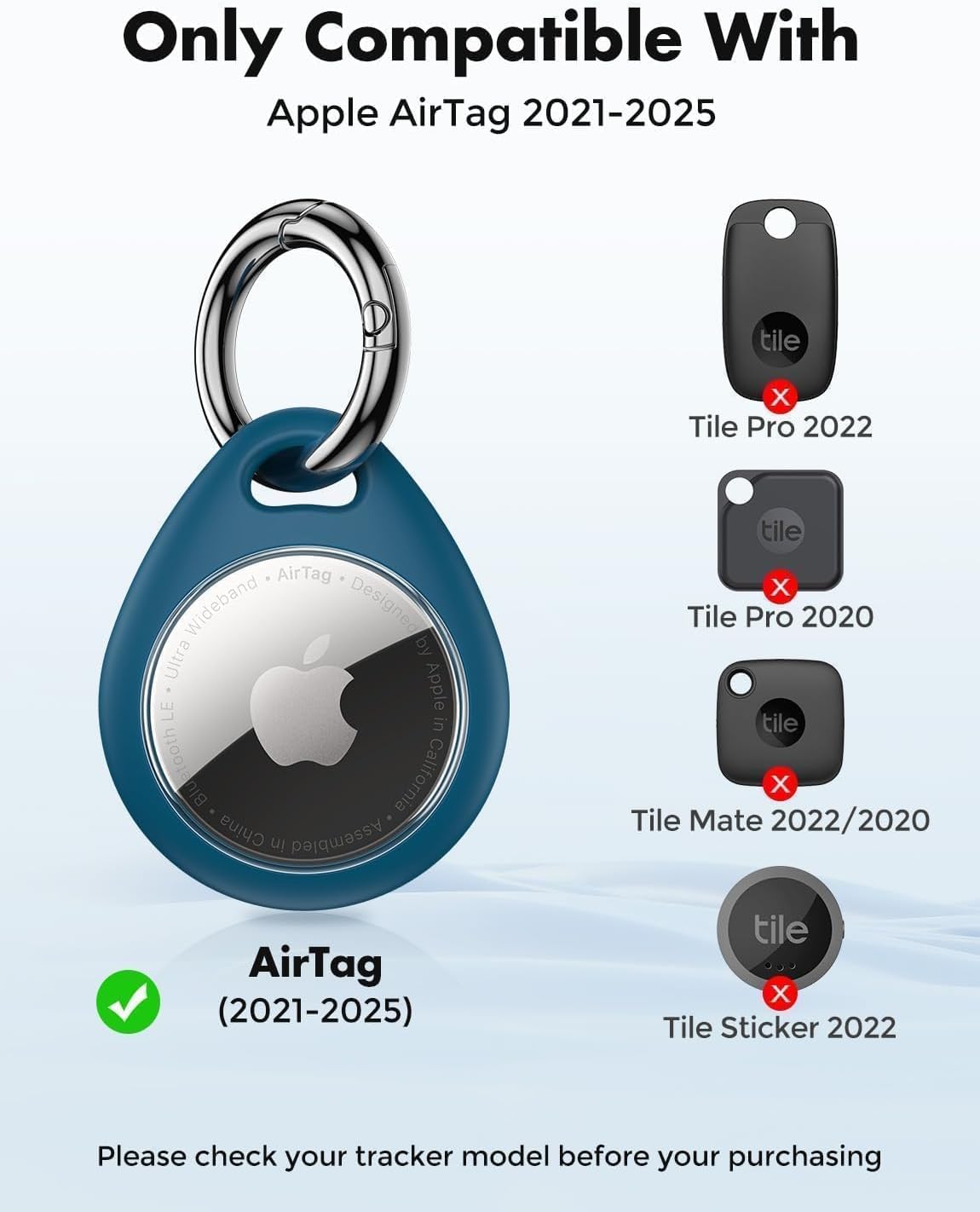 Detalle 2 de UNBREAKcable AirTag Holder 4-Pack 🔑