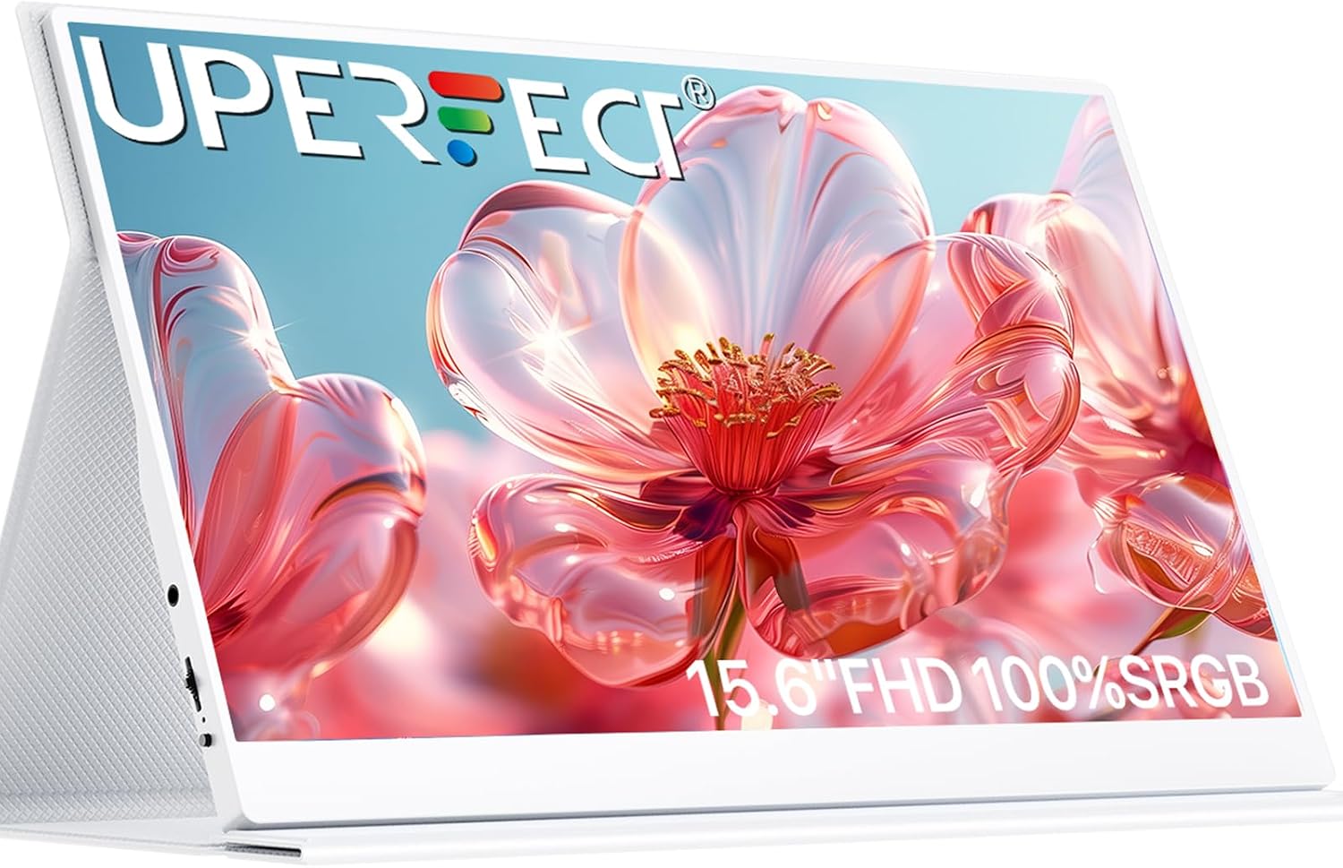 Detalle de UPERFECT Monitor Portátil 15,6" IPS 1080p Blanco