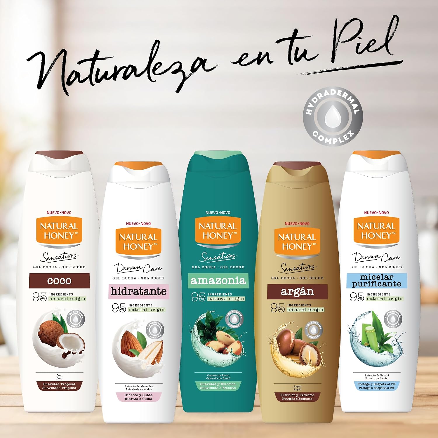 Thumbnail 3 de Natural Honey Gel di Bagno Elixir di Argan 650 ml + 100 ml: nutriente e aromatico, per coccolare la pelle