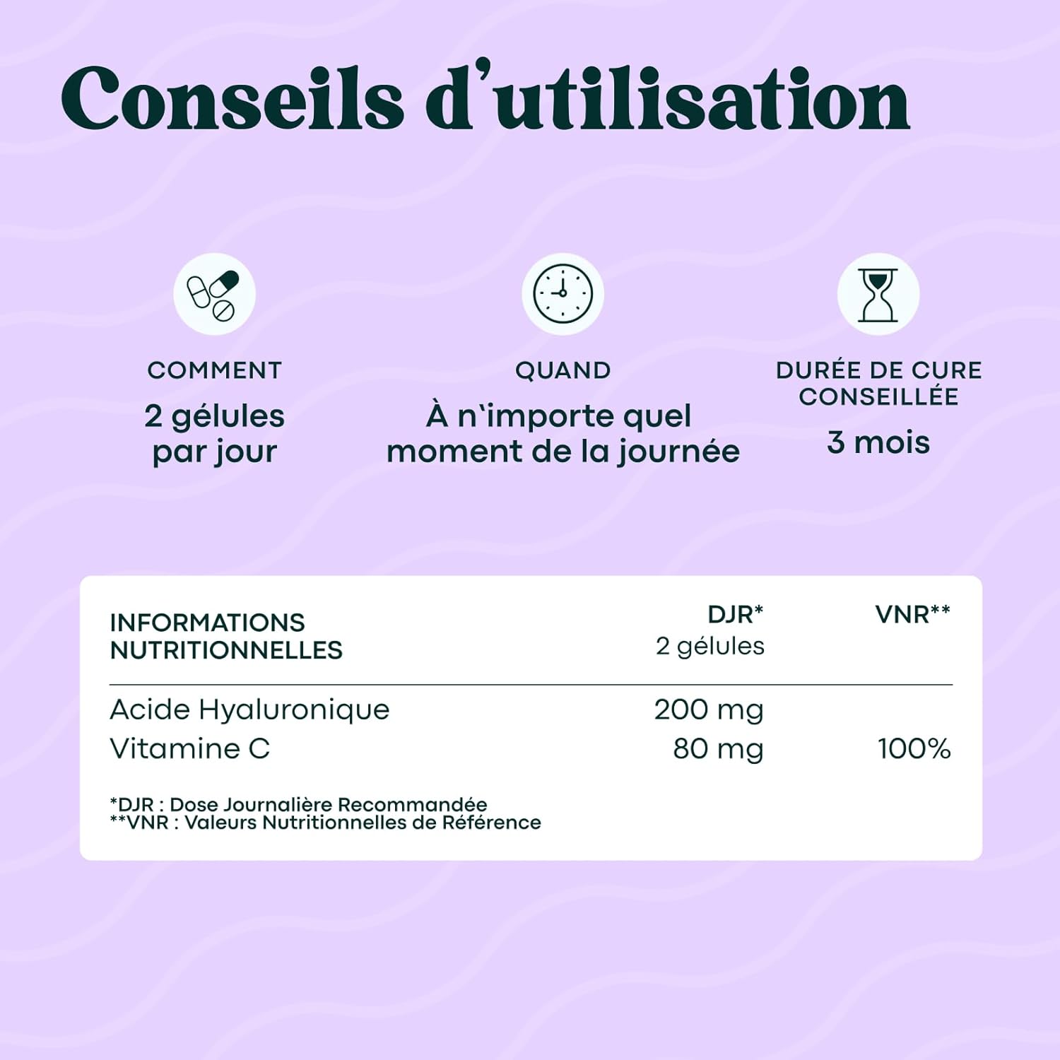 Thumbnail 4 de Acide Hyaluronique Pur Essentials by NOVOMA – 120 gélules vegan (cure de 2 mois)