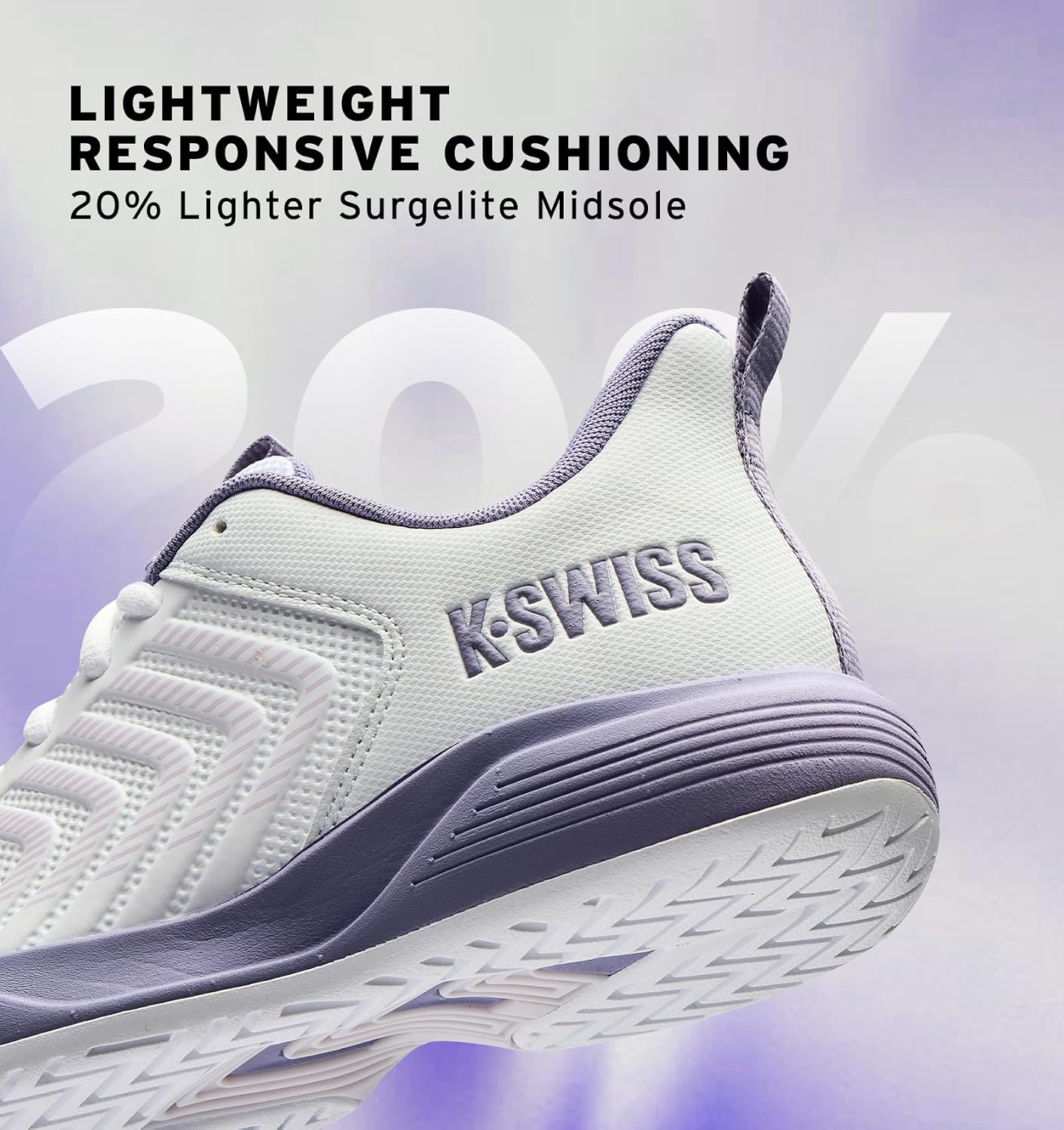 Detalle de K-Swiss Women's Ultrashot Light Pickleball Tennis Shoe