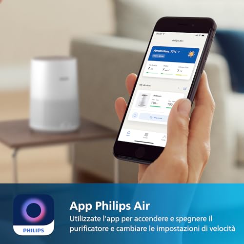 Detalle 2 de Philips Purificatore d'aria 600 con NanoProtect HEPA: purifica fino a 44 m²