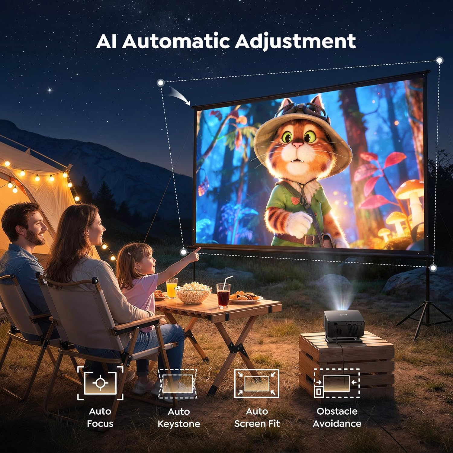 Detalle de Smart 4K projector TP3, 0.8:1 throw