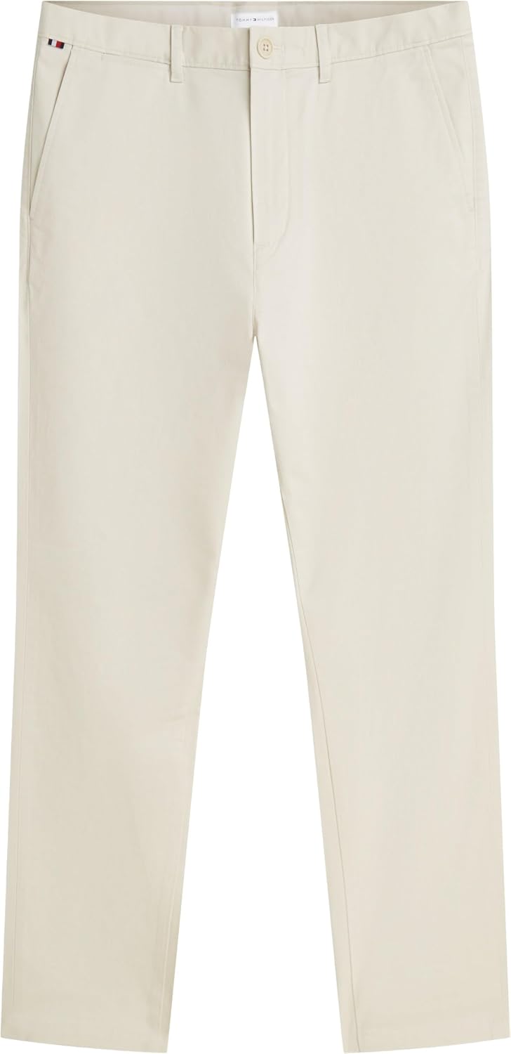 Detalle de Tommy Hilfiger Men’s Core Harlem Essential Twill Relaxed Fit Chinos