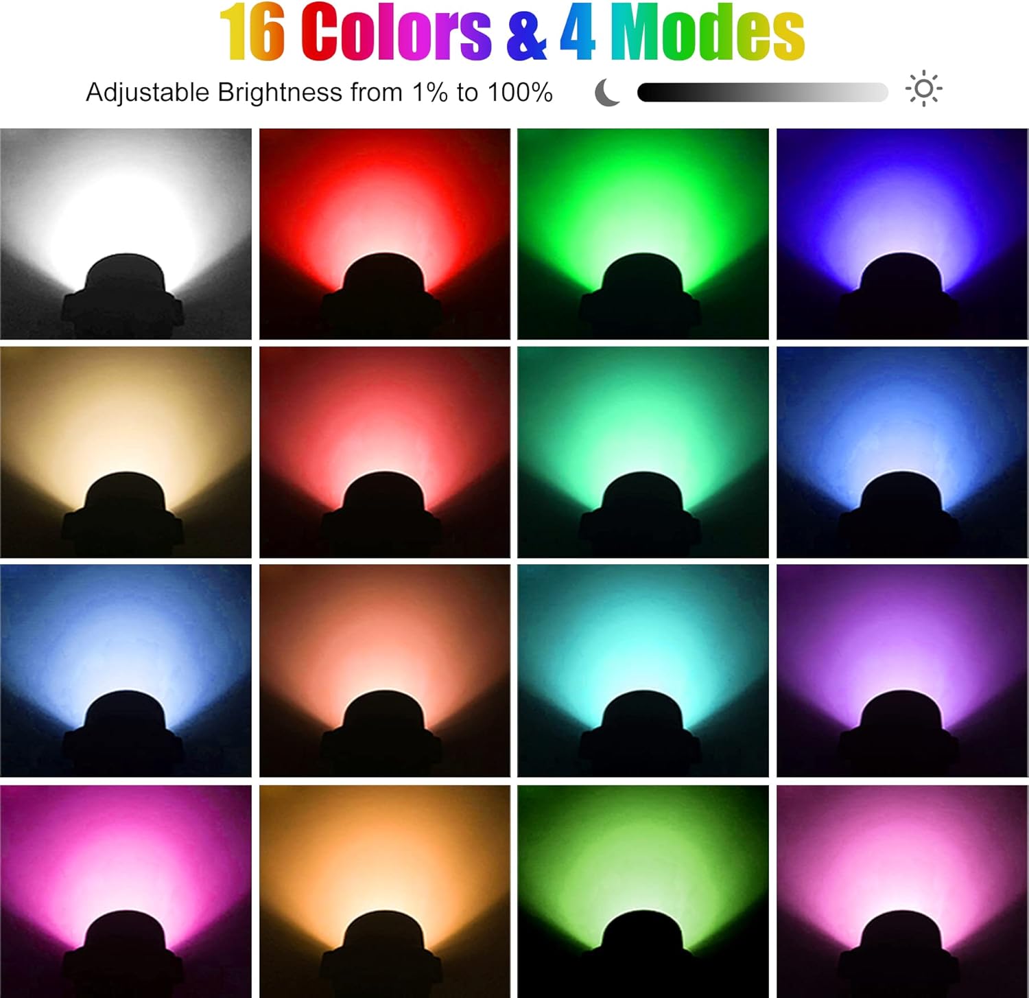 Thumbnail 4 de NATPOW Garden Lights RGB spike 16‑colour mains‑powered 🌳