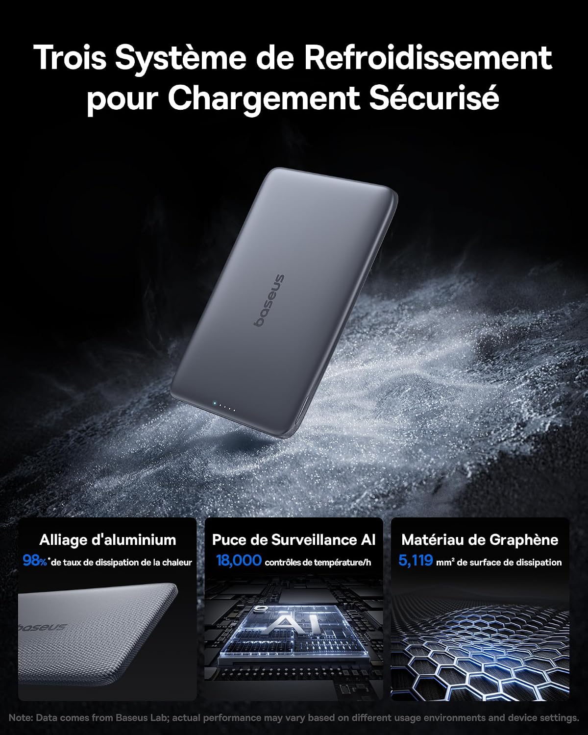 Detalle de Baseus Picogo AM41 Powerbank 5000mAh