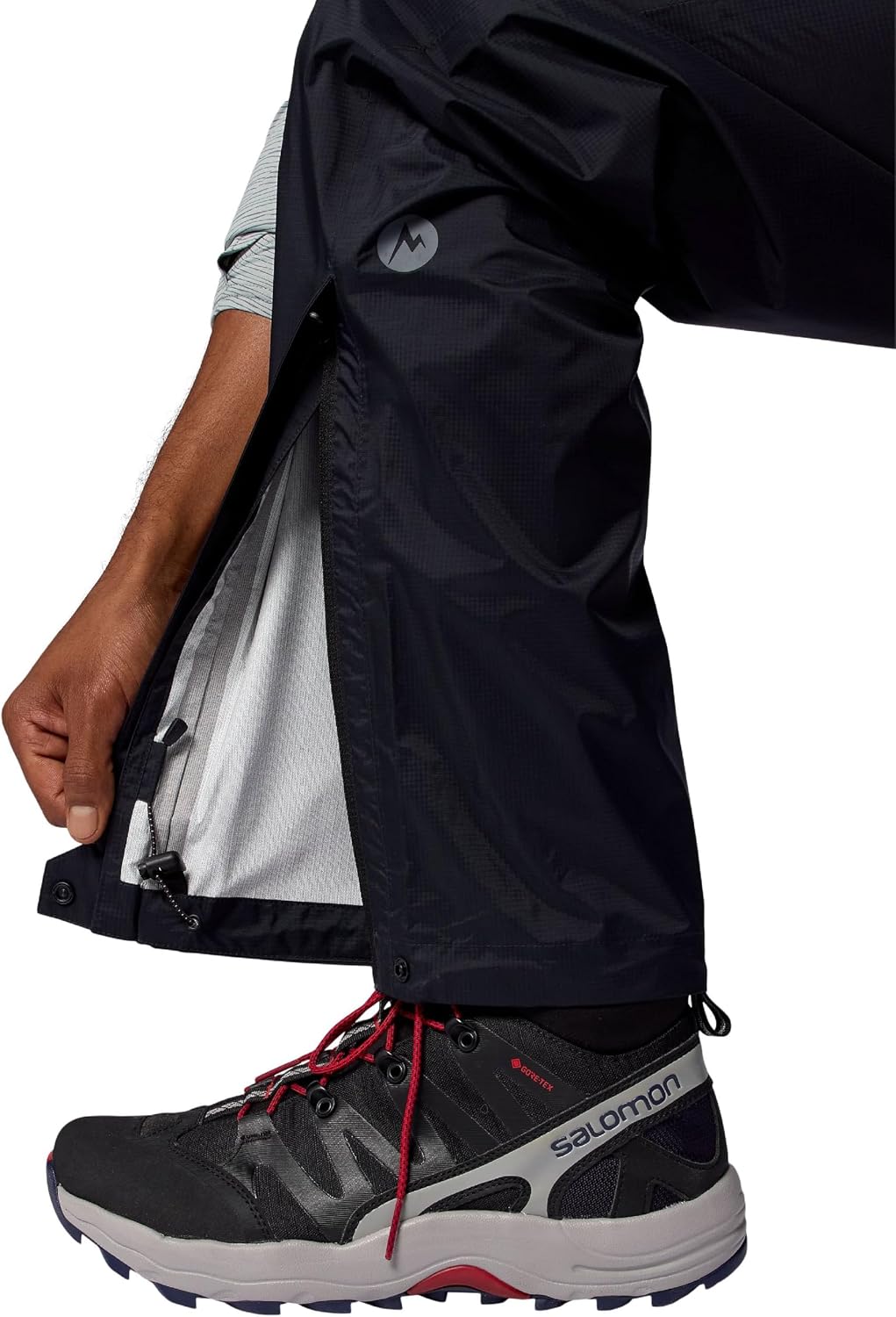 Detalle de MARMOT Men's PreCip Evo Rain Pant – Black, Large Short
