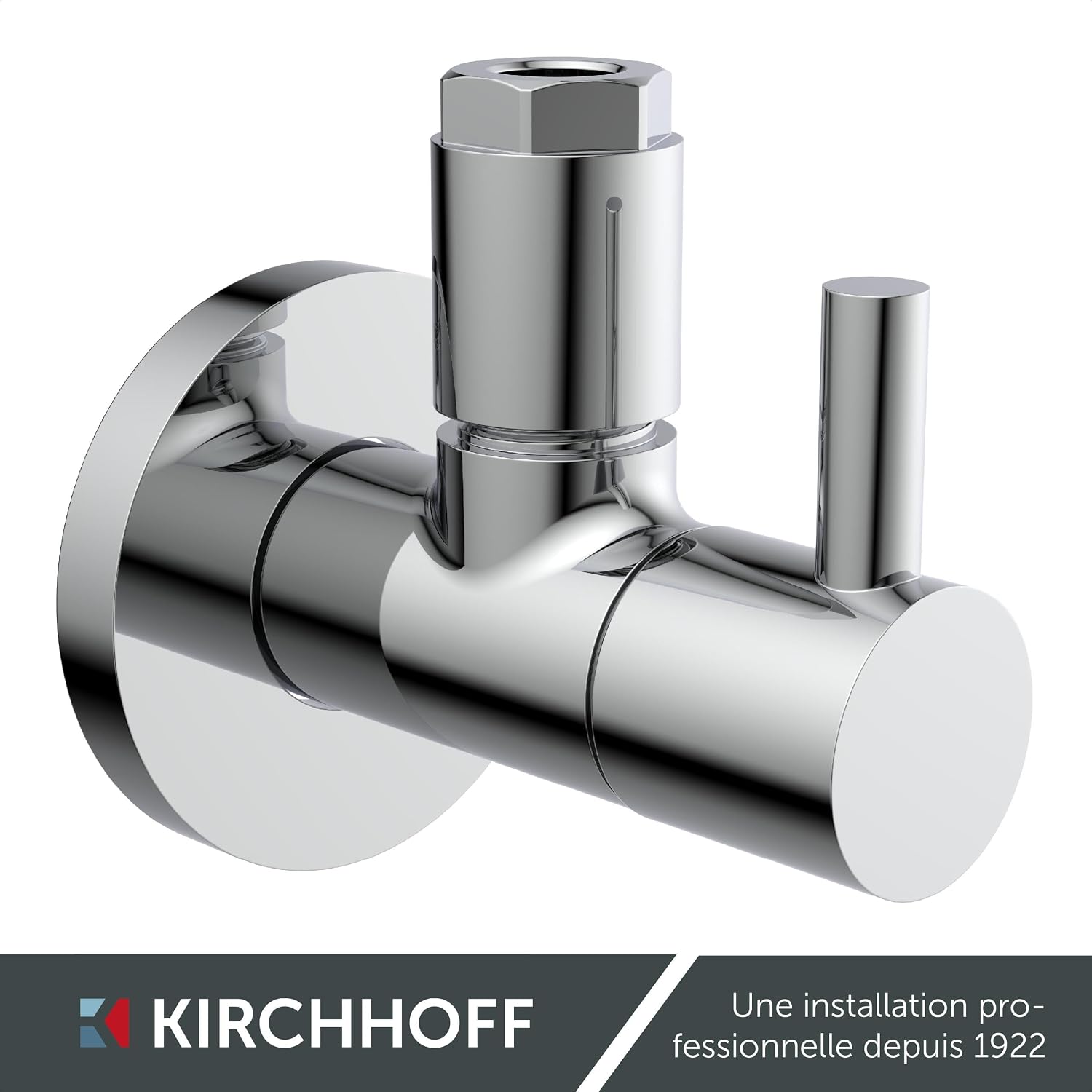 Thumbnail 6 de Kirchhoff Sanitop-Wingenroth 98166110 Valve d'angle universelle avec fermeture rapide – Chromé