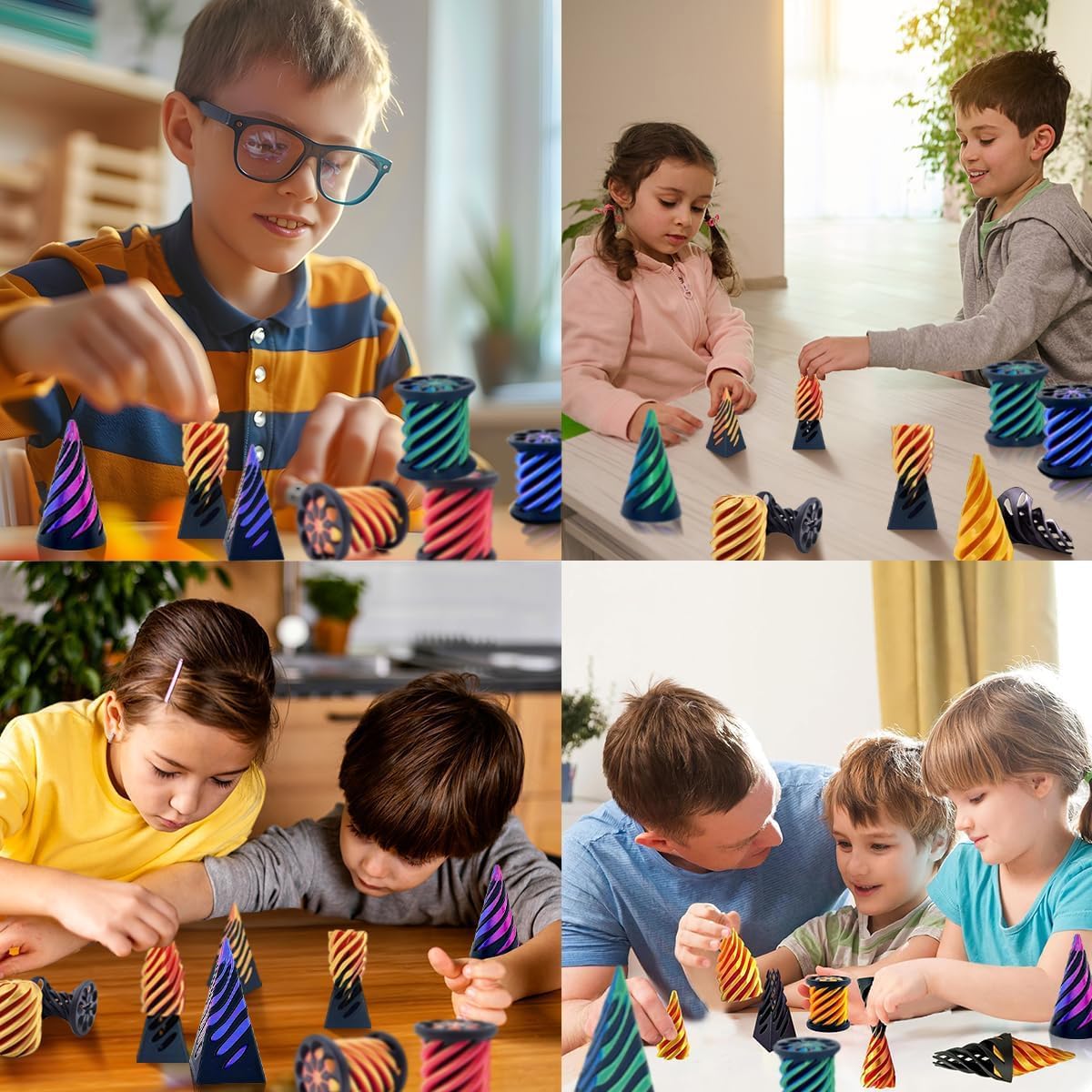 Thumbnail 5 de Impossible Cone 3PCS spiral fidget toy