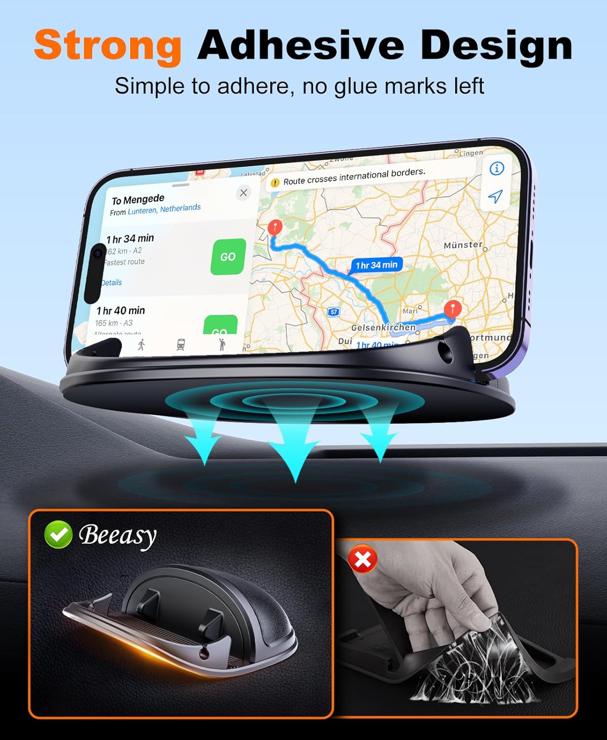 Detalle de Beeasy Car Phone Holder for Dashboard