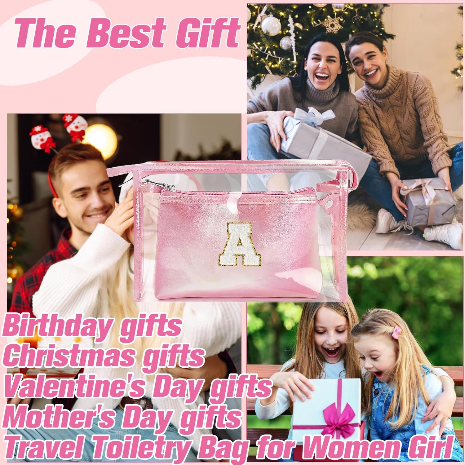 Thumbnail 6 de Coolgaga Transparent Kosmetiktasche für Damen – Reise-Wasserfester Kulturbeutel mit 2 Größen
