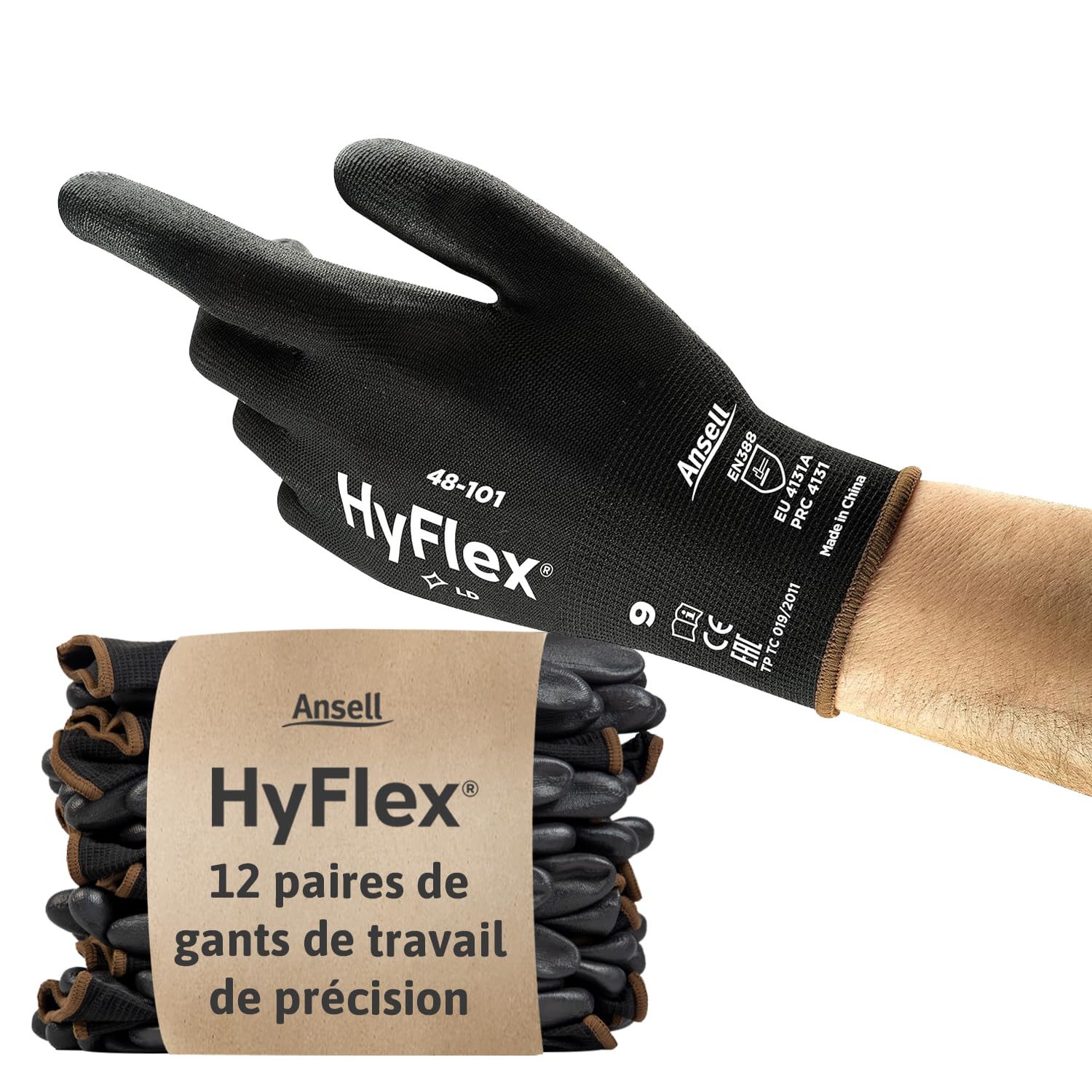 Ansell HyFlex gants de travail 12 paires 🧤
