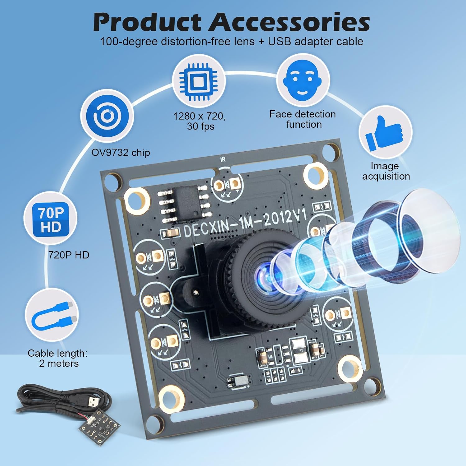 Detalle 2 de Nastopee OV9732 USB Kamera Set