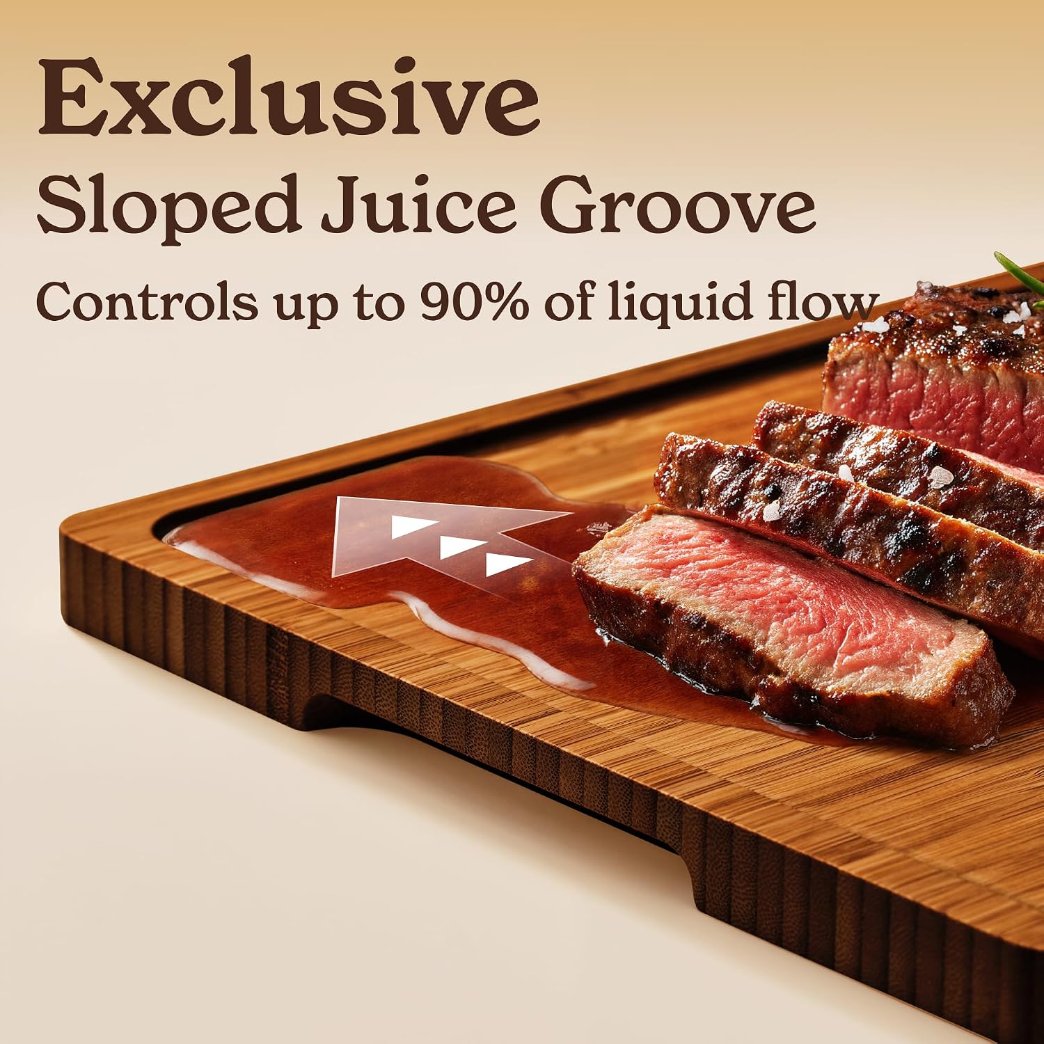 Detalle de SMIRLY Wood Cutting Board Set 3pc 🍽