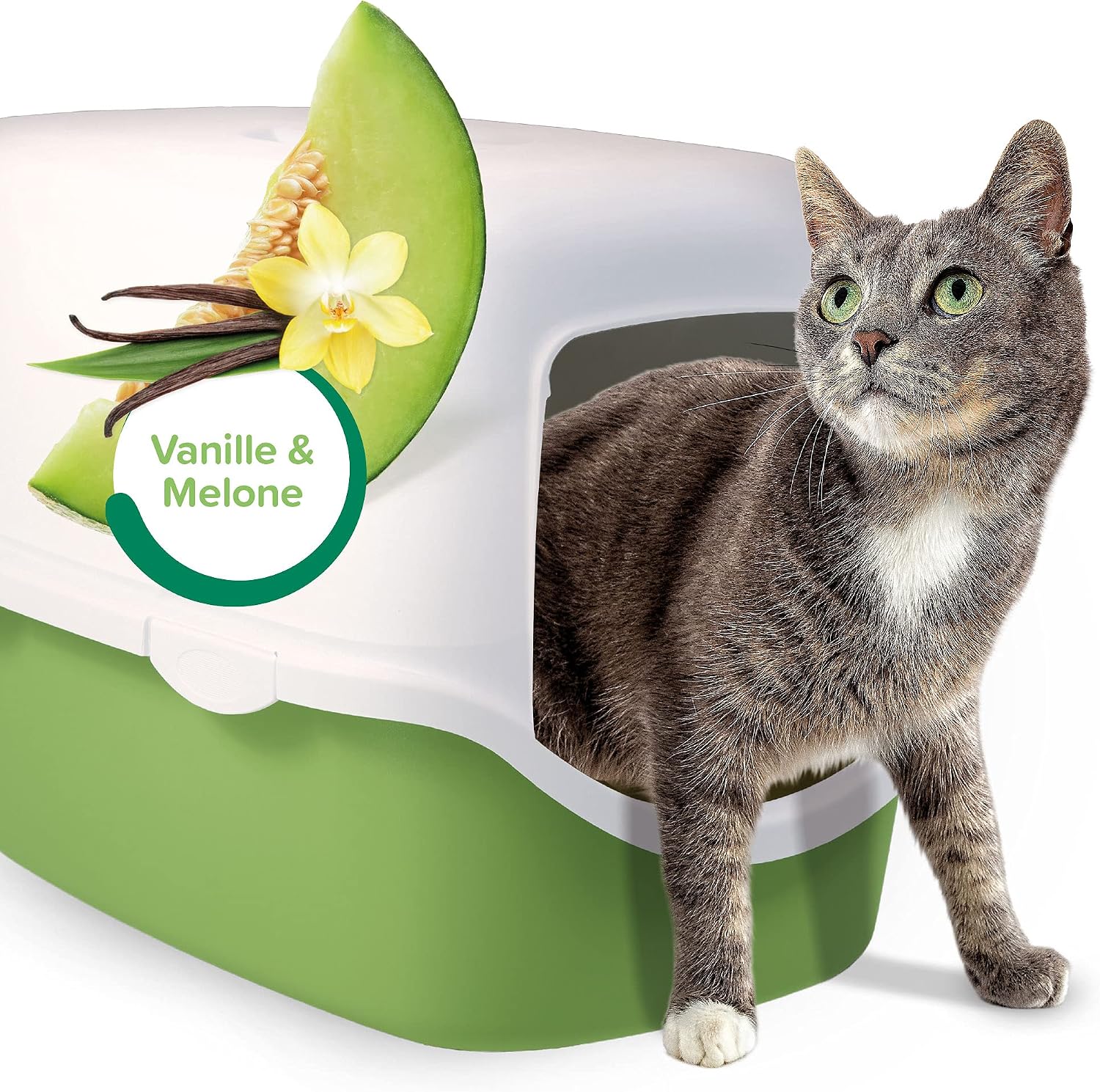 Detalle de Beaphar Multi Frisch Vanille & Melone, 400 g – längere Frischhaltung der Katzenstreu