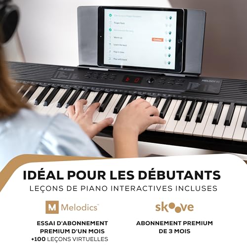 Detalle de Alesis Melody 61 MK4: Clavier piano 61 touches avec accessoires
