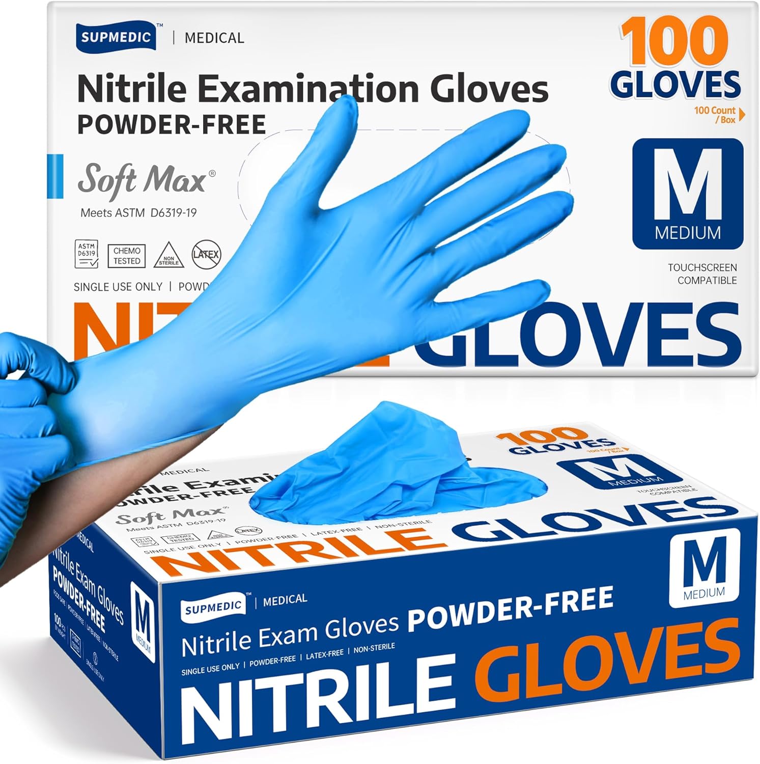 Thumbnail 6 de Supmedic Soft Max Nitrile Gloves 100ct