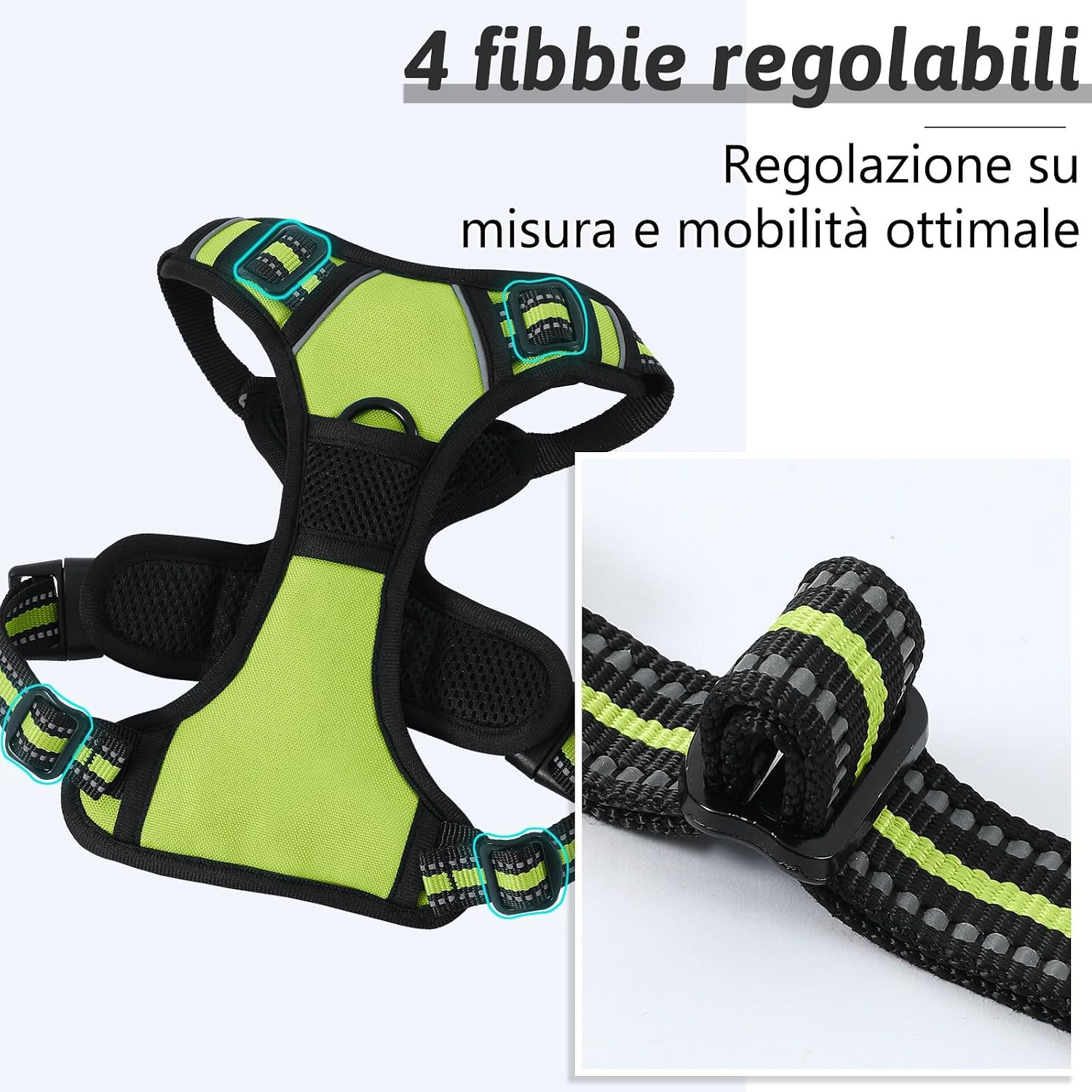 Detalle 2 de COMSLE Pettorina Cane XL anti-tiro 70-95 cm 🐾