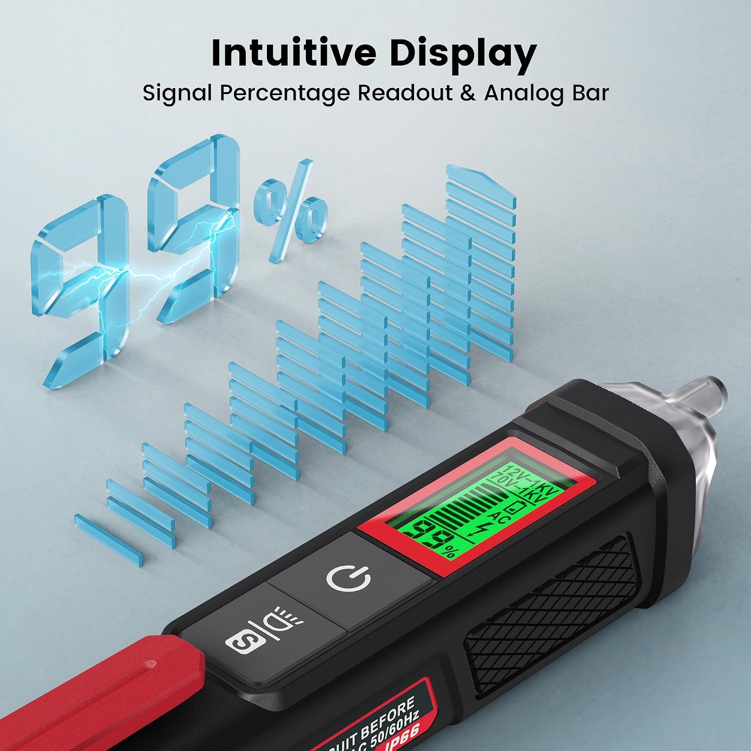 Detalle de KAIWEETS HT100s cercafase senza contatto 12V