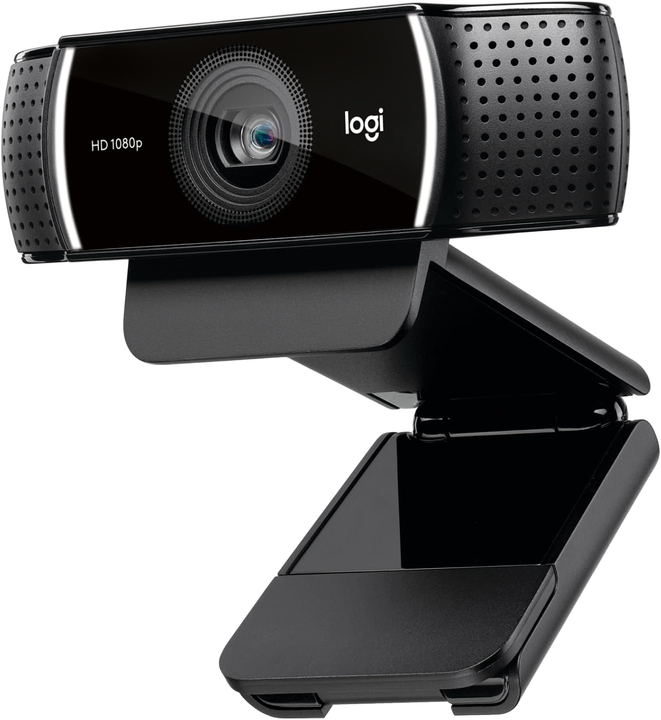 Detalle de Logitech C922 Pro Stream Webcam : diffusion fluide et audio binaural pour le streaming