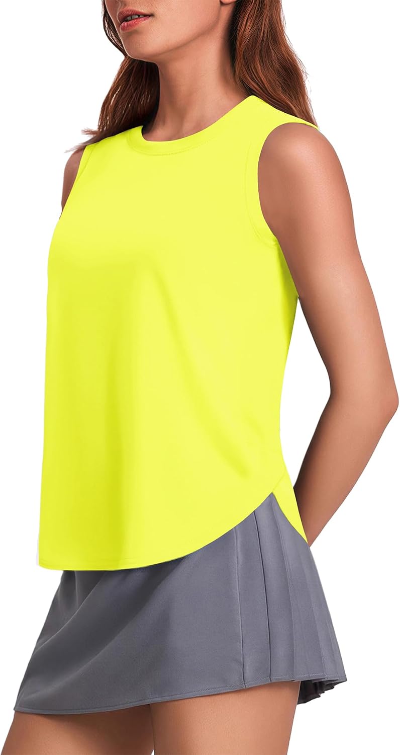 Thumbnail 6 de PINSPARK Workout Tank Tops Woman UPF 50+: Loose-Fit Sleeveless Tee for Yoga, Gym, and Outdoor Activities