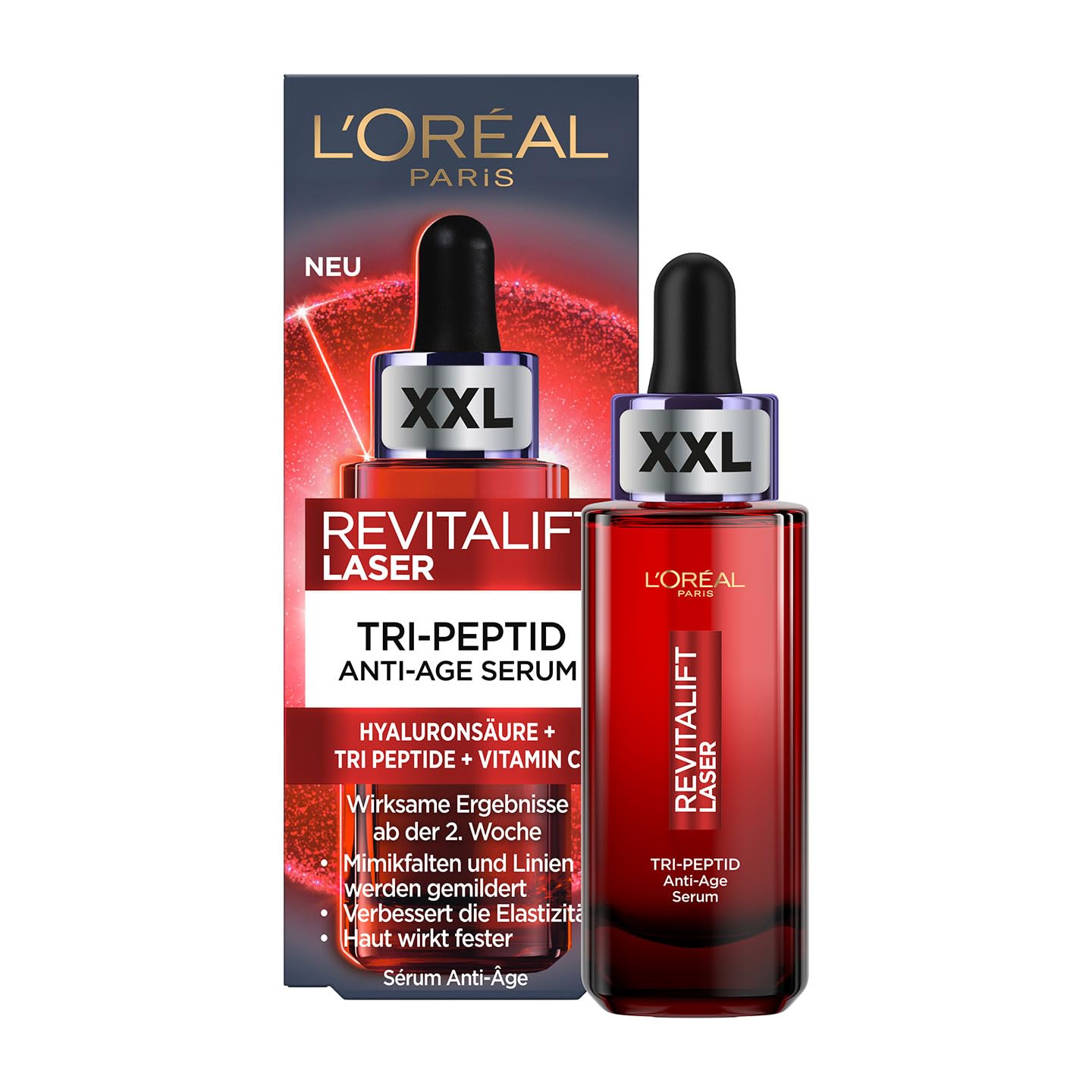 Detalle de L'Oréal Paris Revitalift Laser XL Serum 50 ml – 3-in-1 Anti-Aging Formel