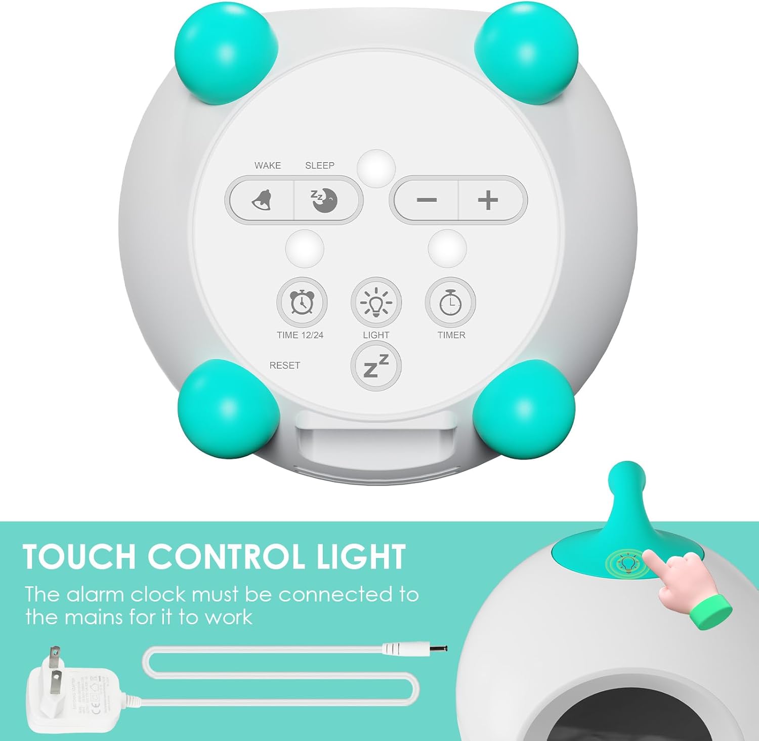 Thumbnail 5 de iHoo Ok to Wake Kids Alarm Clock toddler sleep trainer