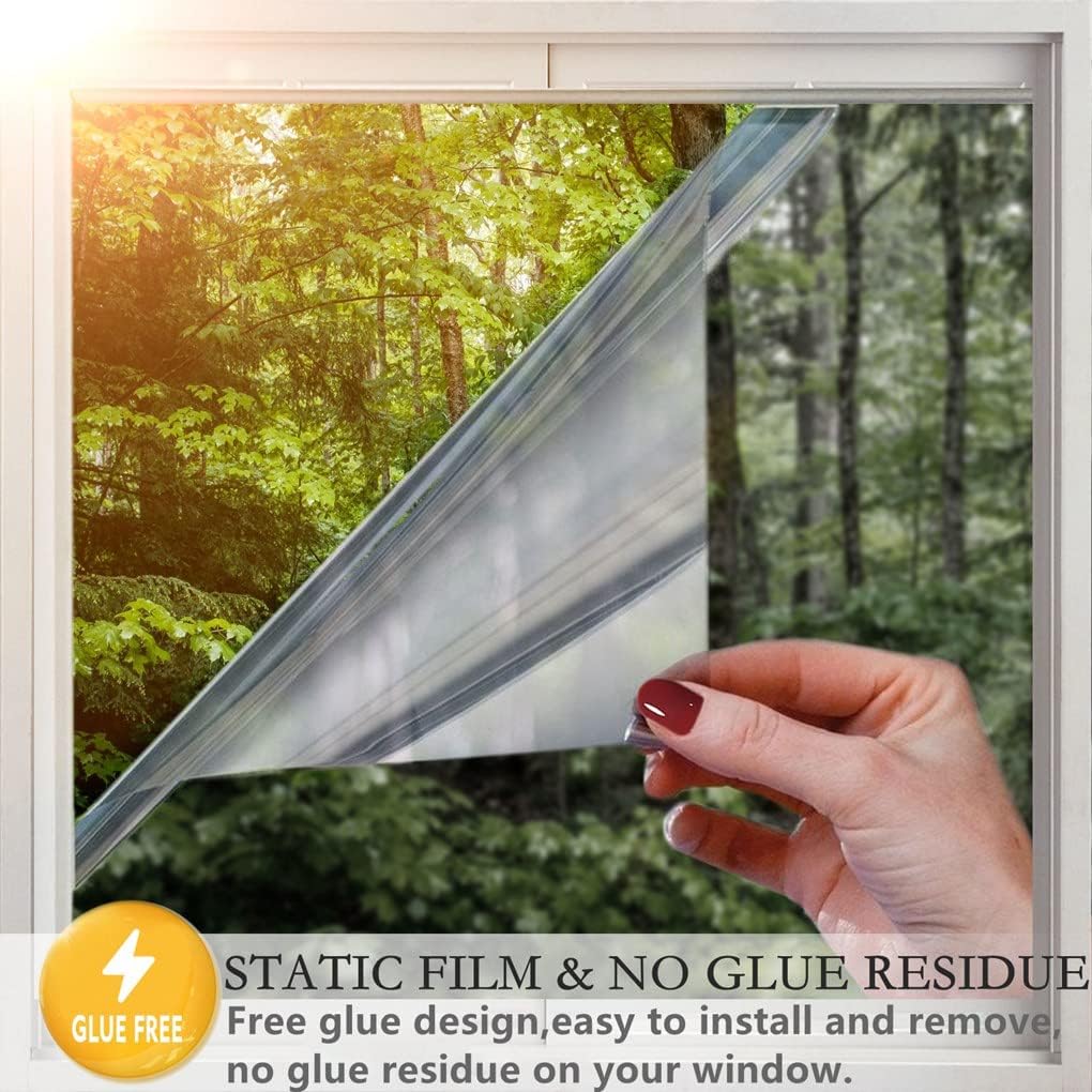 Detalle 1 de Arthome WALL DECOR Polarizada Plata – silverfärgad fönsterfilm 44,5 × 200 cm