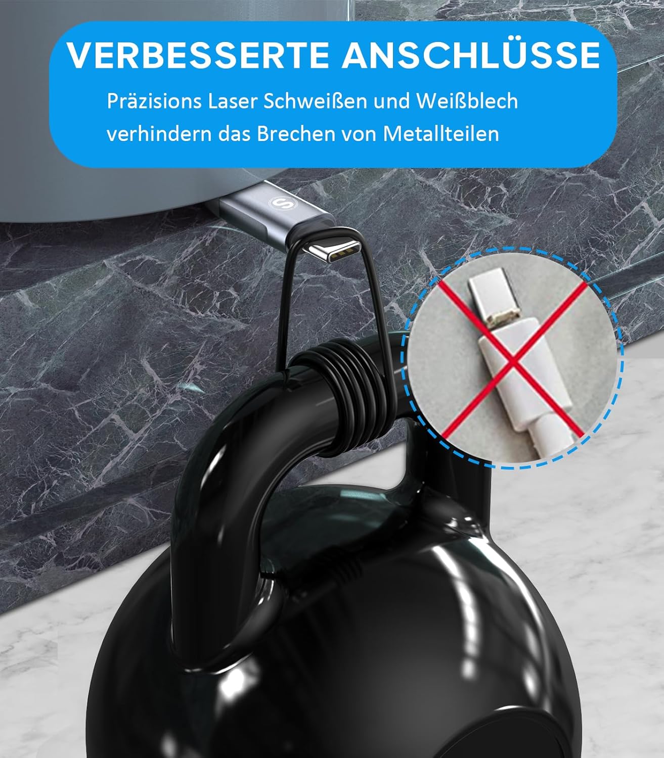 Thumbnail 6 de USB C auf USB C Kabel 60W 2er Set 2m