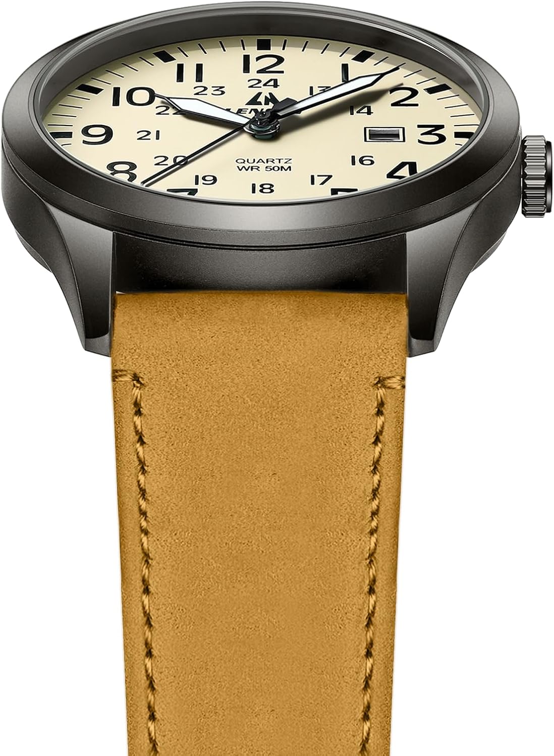 Thumbnail 3 de LN LENQIN Militär-Uhr für Herren mit 42 mm