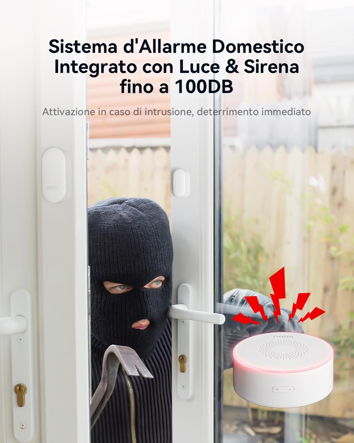 Detalle de Imou Sistema di Allarme Casa 11 Pezzi 100 dB