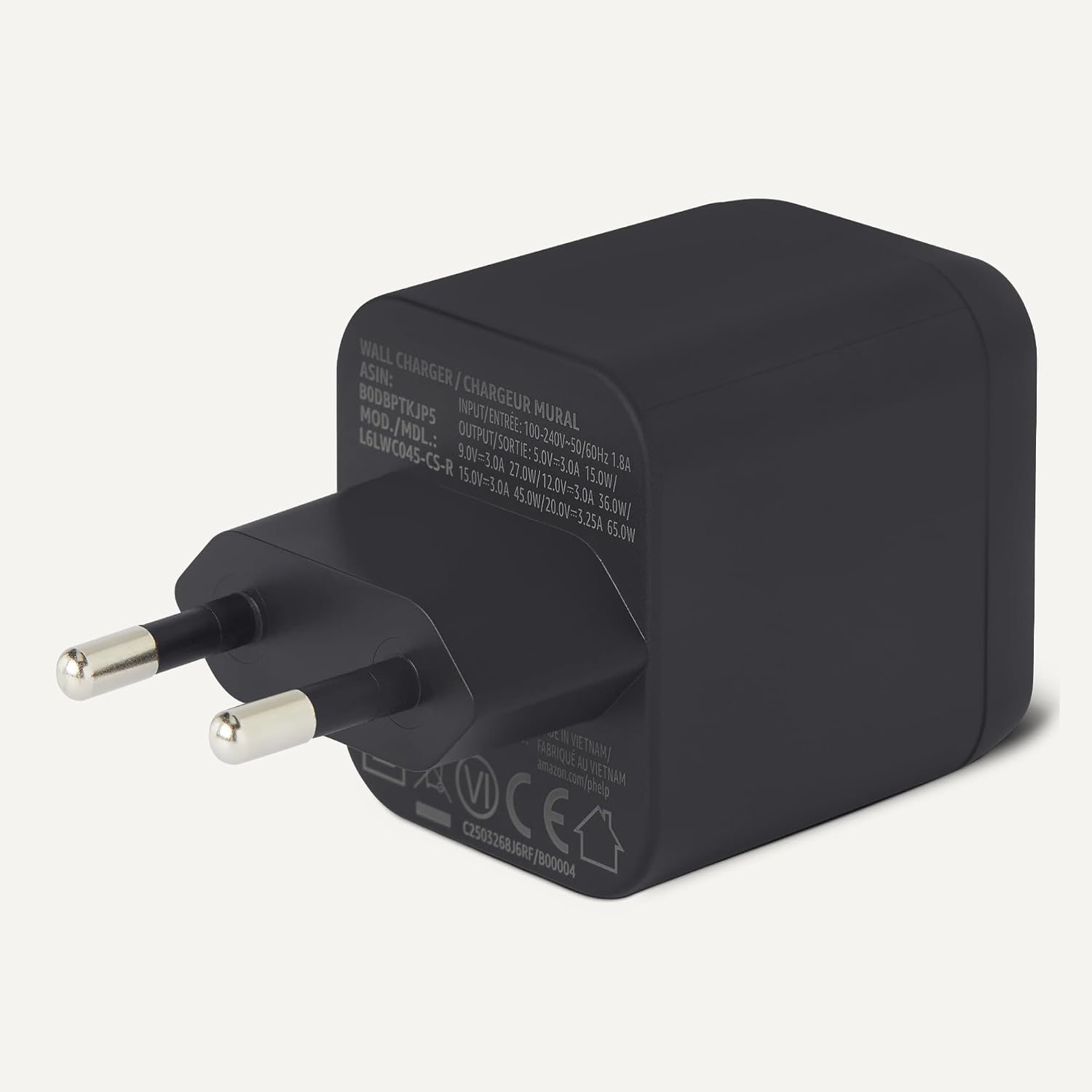 Detalle 2 de Amazon Basics USB-C 65W Ladegerät