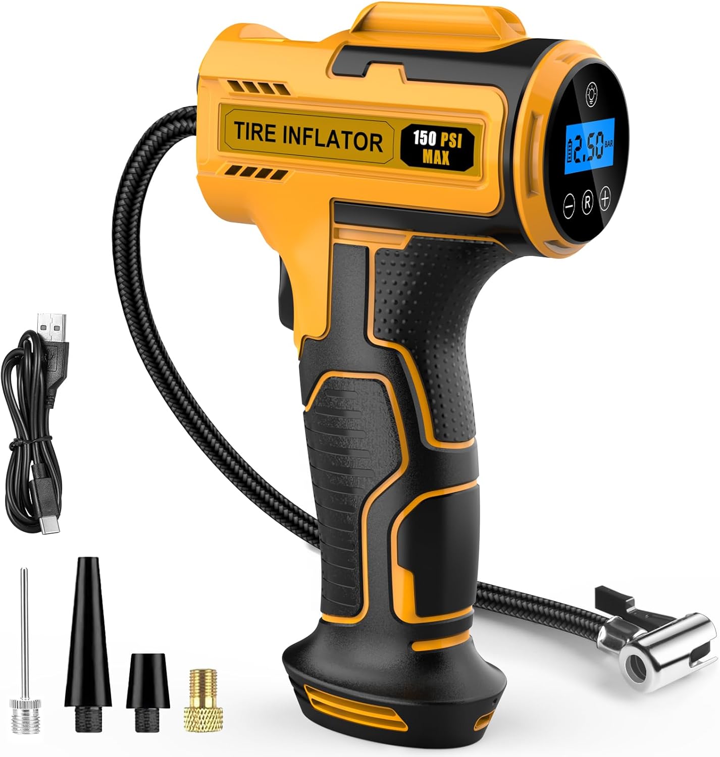 Hjh Car Tyre Inflator 150 PSI cordless pump