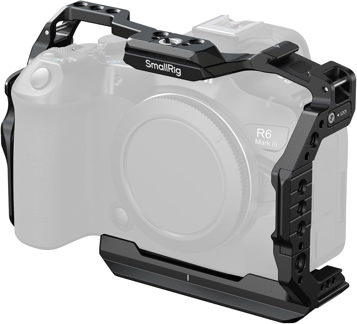 Detalle de SmallRig HawkLock - Gabbia a sgancio rapido per Canon EOS R6 Mark III / R6 Mark II (5954)
