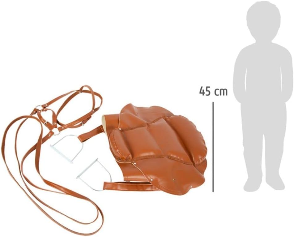 Detalle 2 de Small foot Sattel- und Zaumzeug-Set für Holzpferd aus Kunstleder – ab 3 Jahren (11906, Groß)