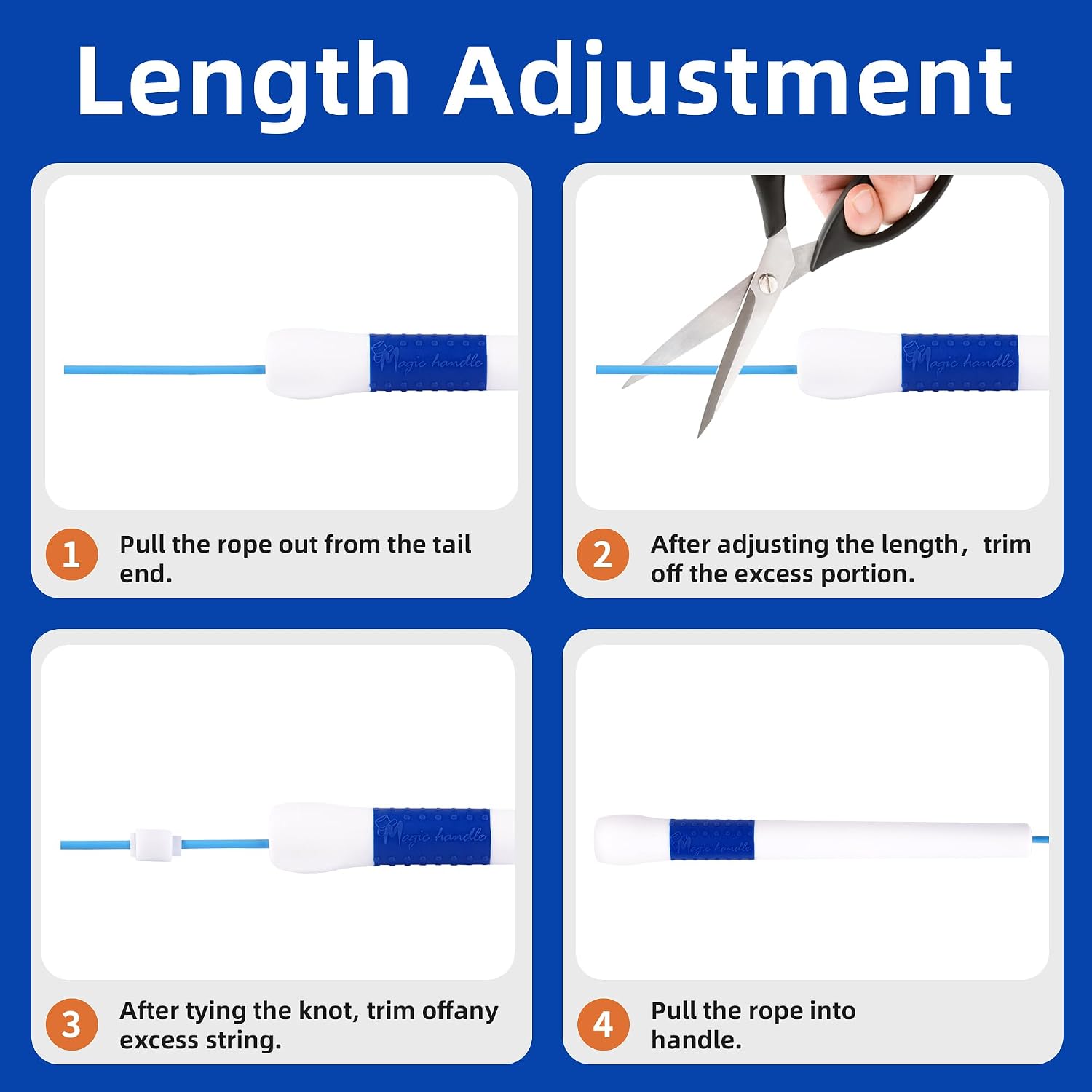 Thumbnail 6 de JUMP Yuedong YDP-031 Jump Rope with 19.5 cm Ergonomic Handles