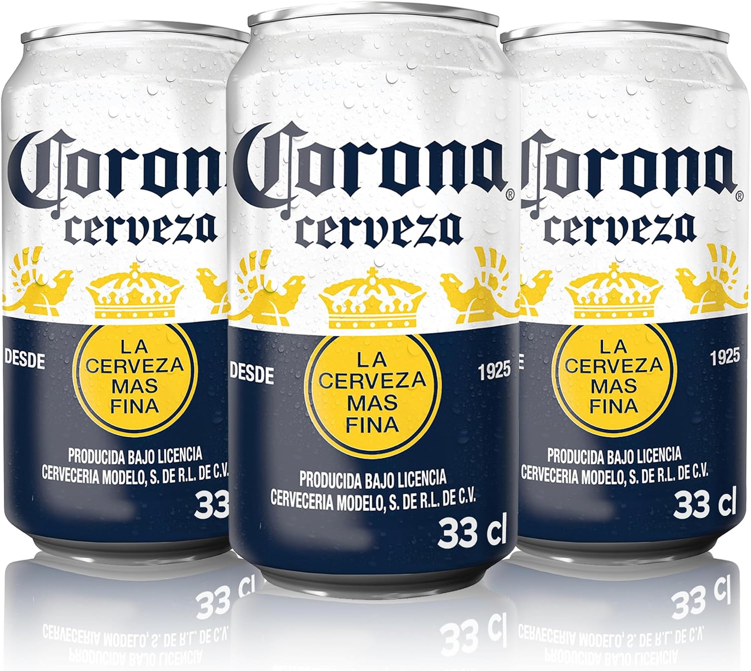 Detalle 2 de Corona Pack de 4 x 6 Latas Lager Ligera 🍺