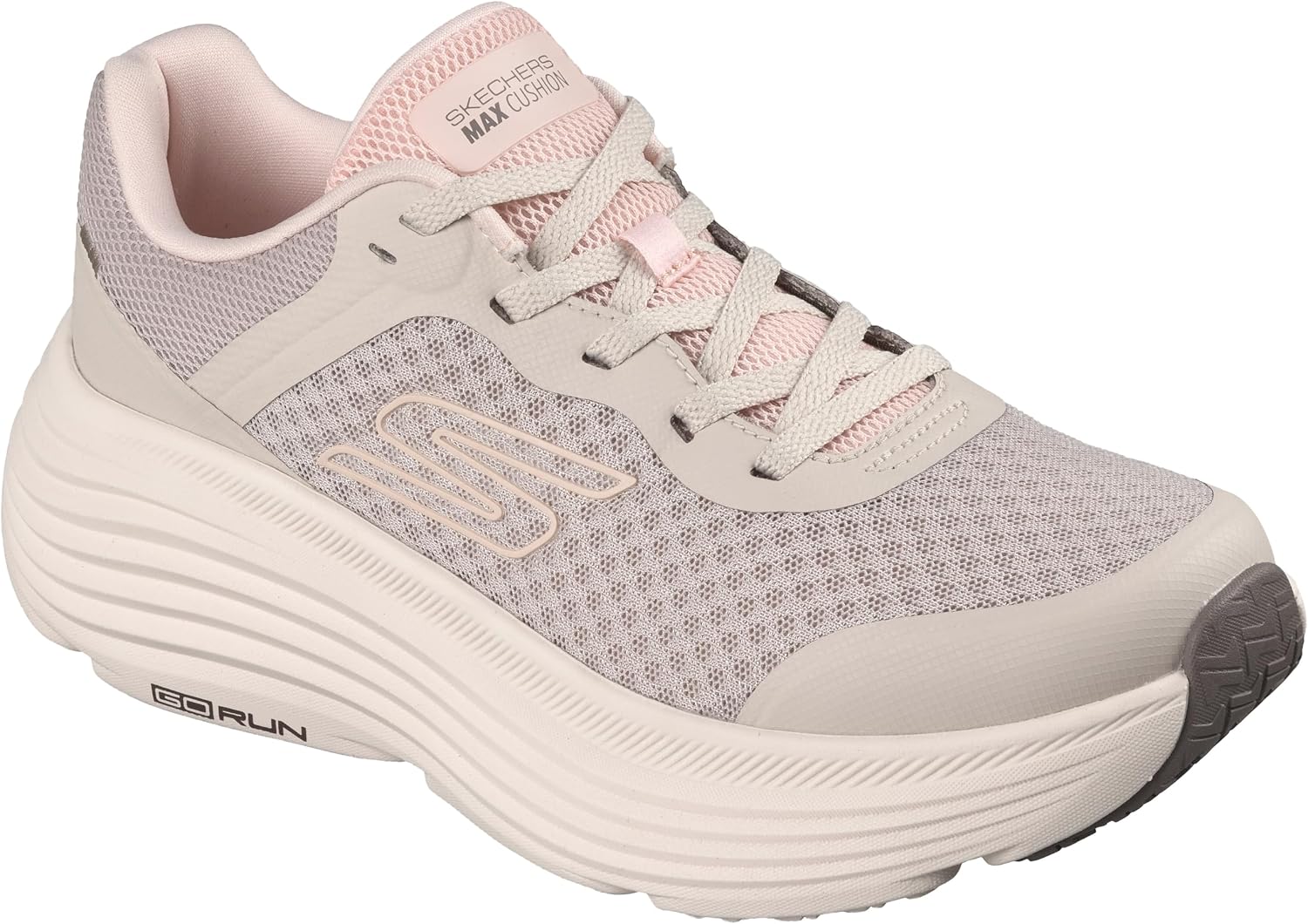 Thumbnail 3 de Skechers Donna Max Cushioning Endeavour Canova Trainers – Beige, tomaia in mesh