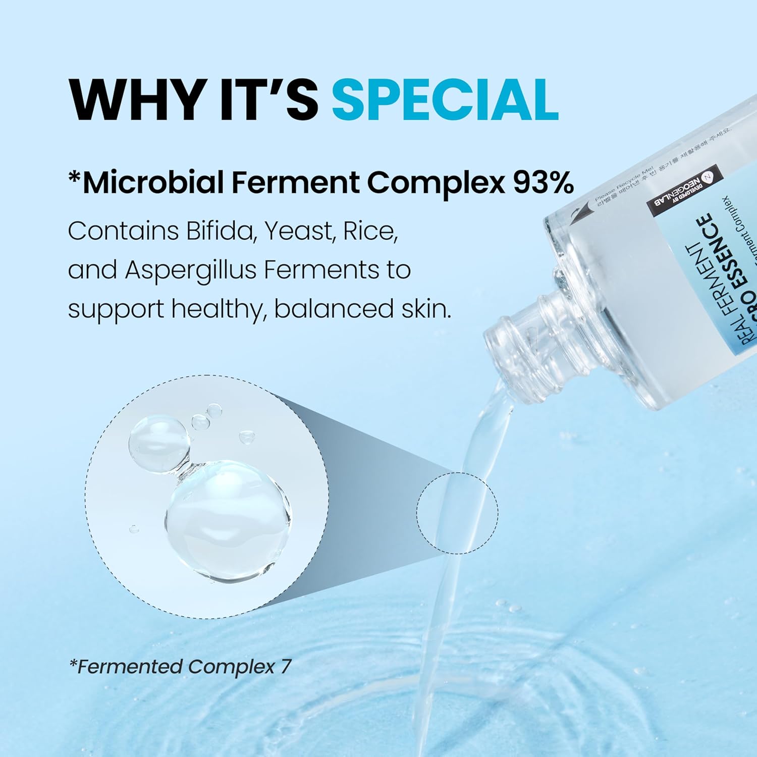 Detalle de NEOGEN Dermalogy Real Ferment Micro Essence, 93% Ferment Complex, 5.07 oz