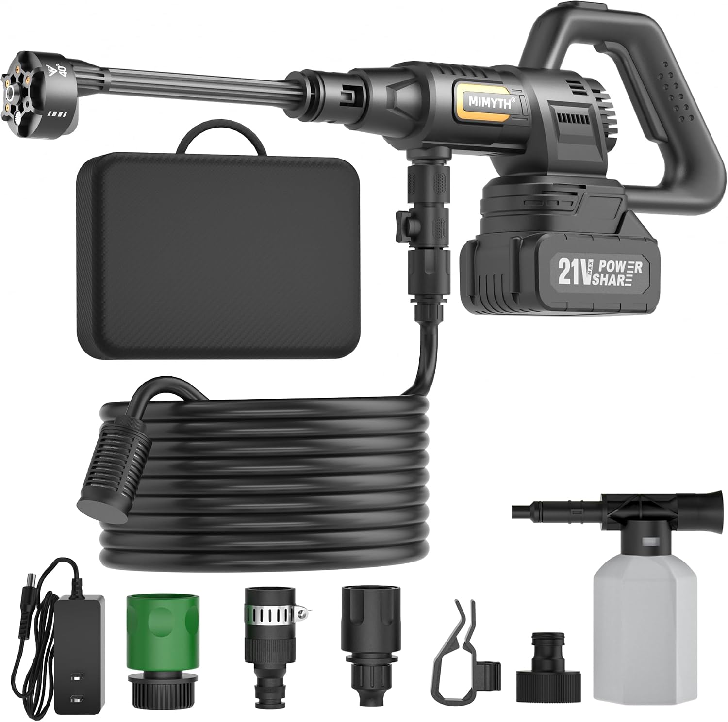 Detalle de MIMYTH Cordless Pressure Washer 1650 PSI