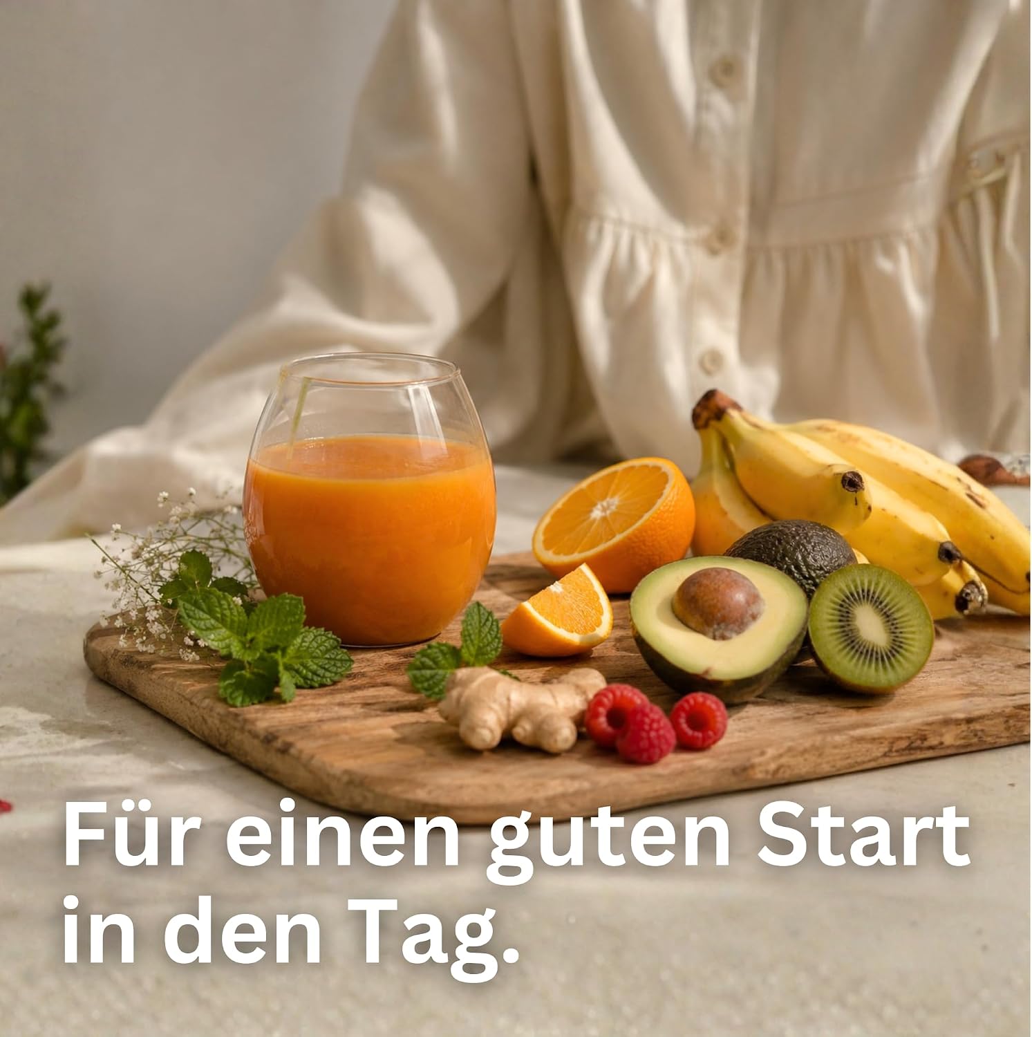 Detalle de Vital Mikronährstoffkonzentrat für 50 Tage – Multivitamin-Drink mit Vitaminen, Mineralstoffen und sekundären Pflanzenstoffen