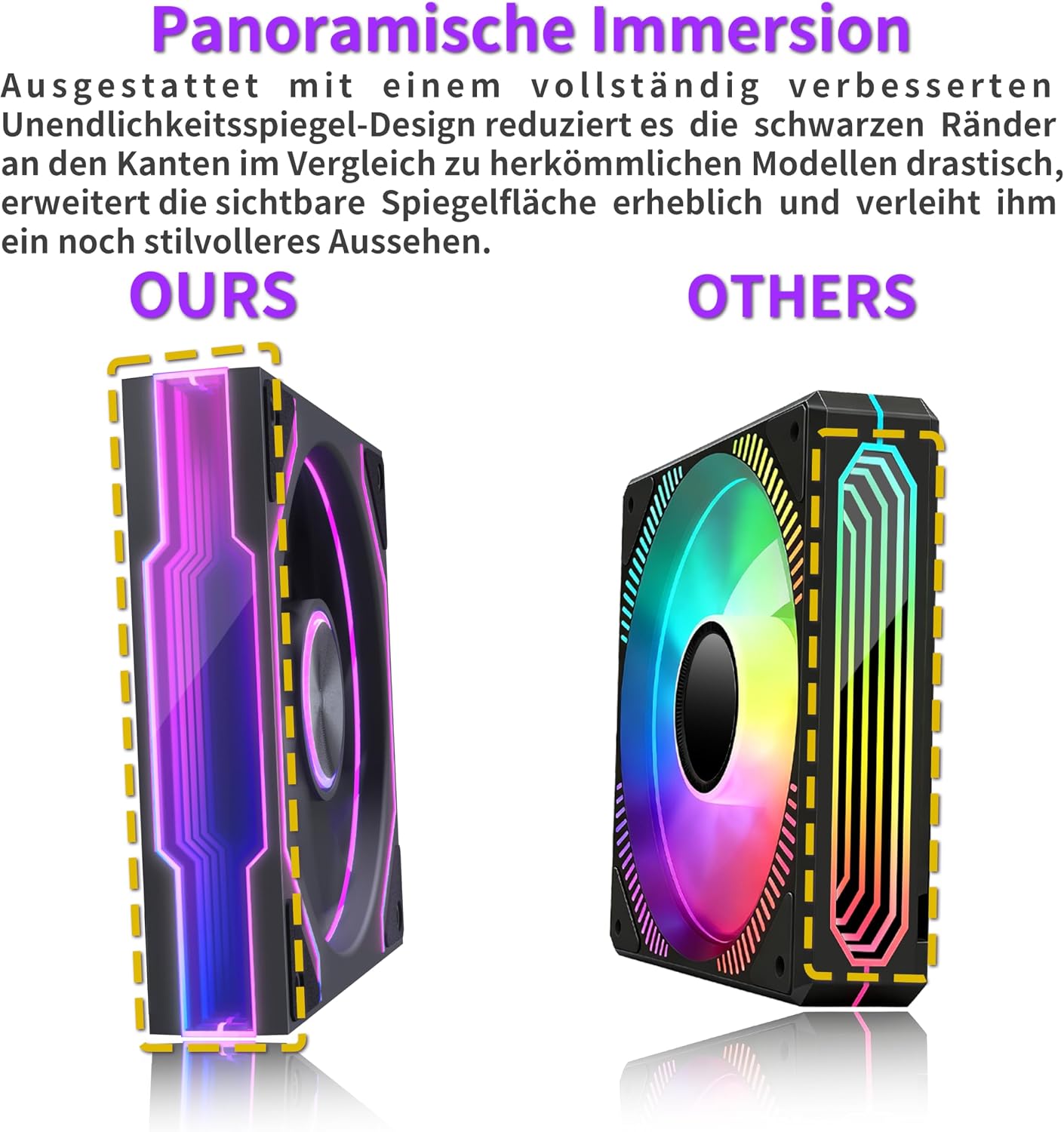 Thumbnail 2 de MUSETEX Y6 PC Gehäuse ATX Mid Tower
