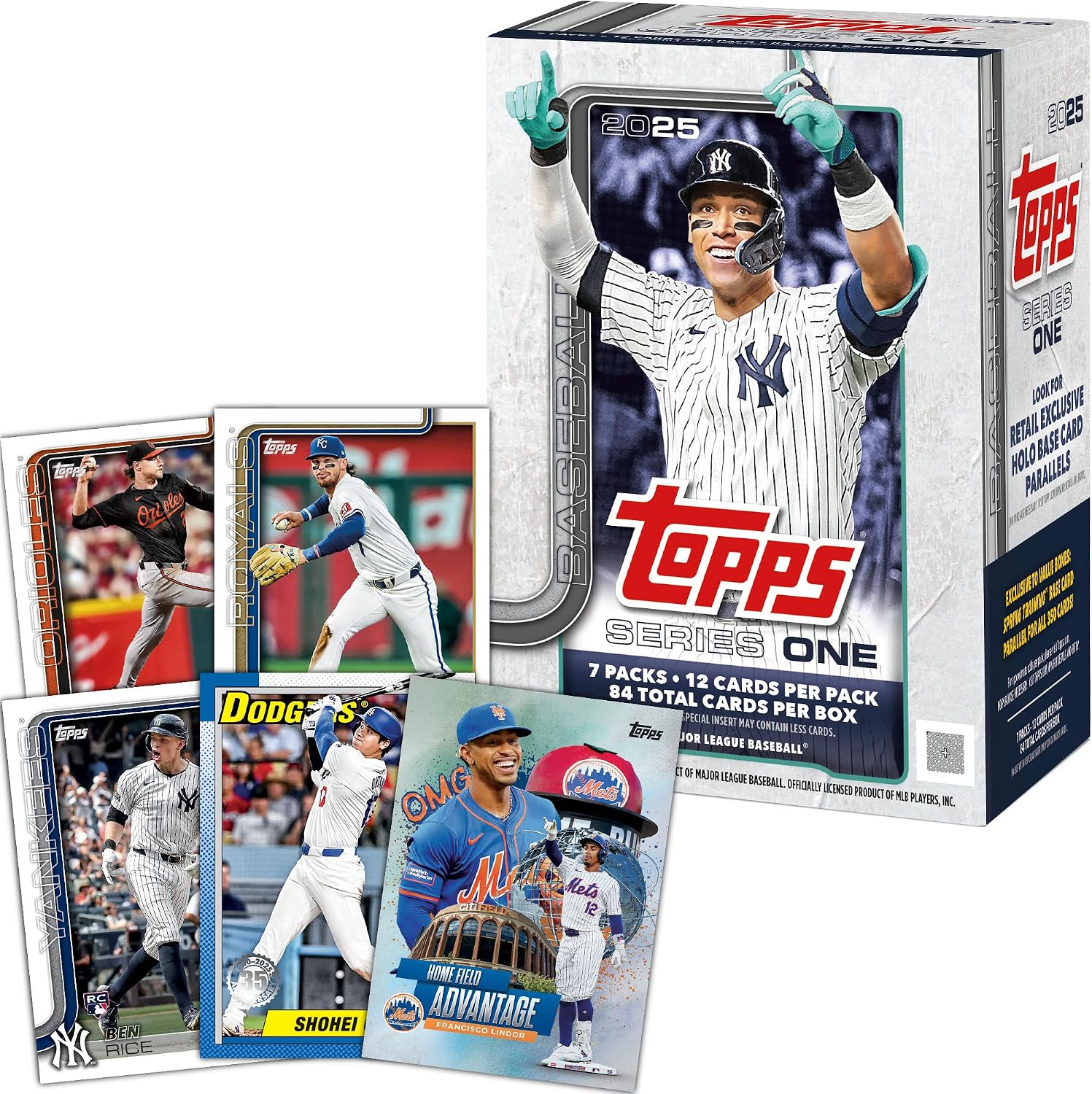 Detalle de Topps 2025 Baseball Series 1 Value Box|7パック・1パック12枚入り