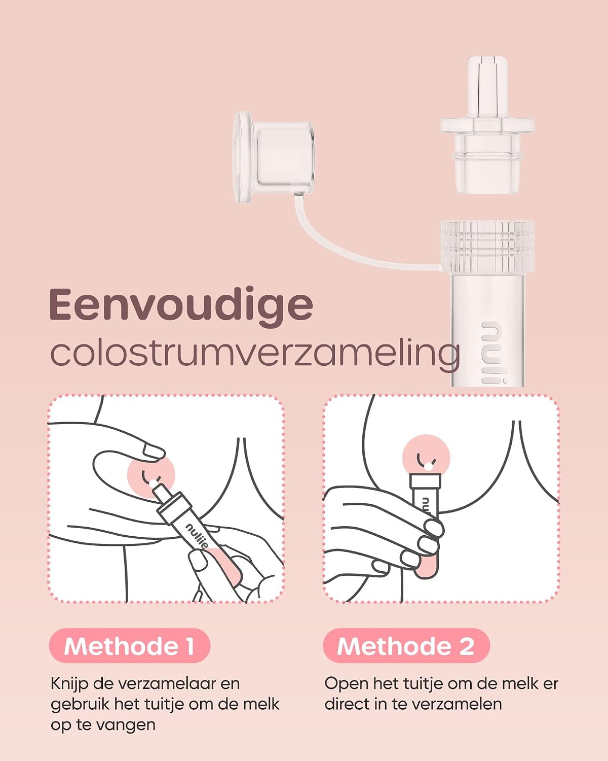 Thumbnail 3 de Nuliie CR01 Colostrum Collector Kit, 7 mL BPA-Free Silicone, Reusable