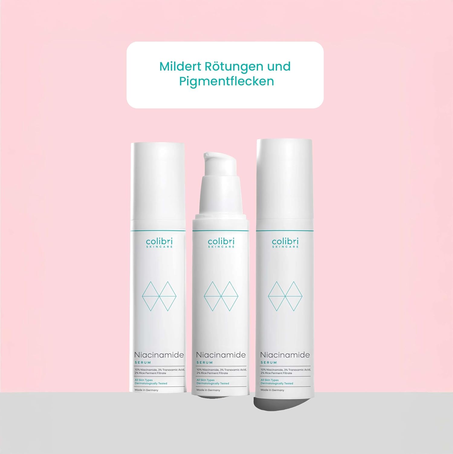 Detalle de colibri skincare 10% Niacinamide Serum (50 ml) gegen unreine Haut und für sichtbar beruhigteres Hautbild