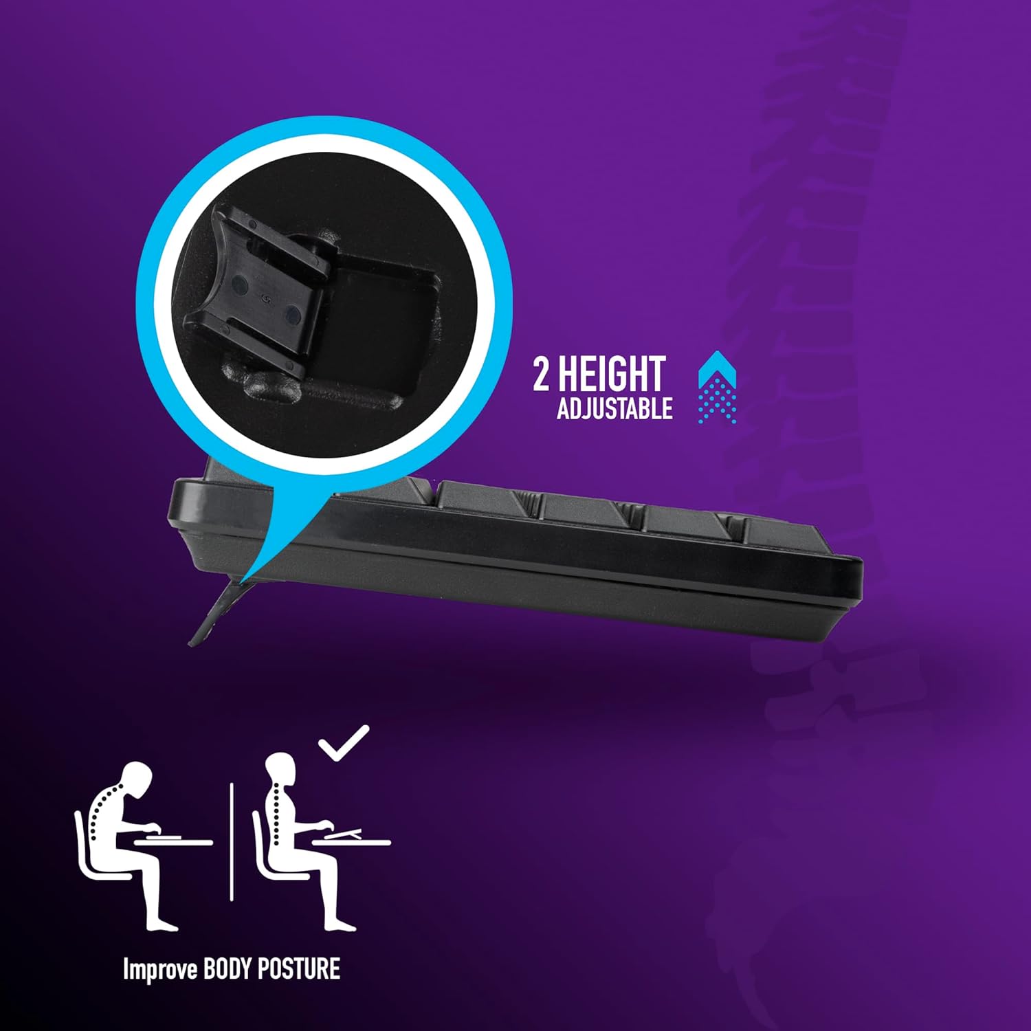 Detalle 2 de NGS Euphoria kit inalámbrico 2.4 GHz QWERTY español (ratón + teclado) negro
